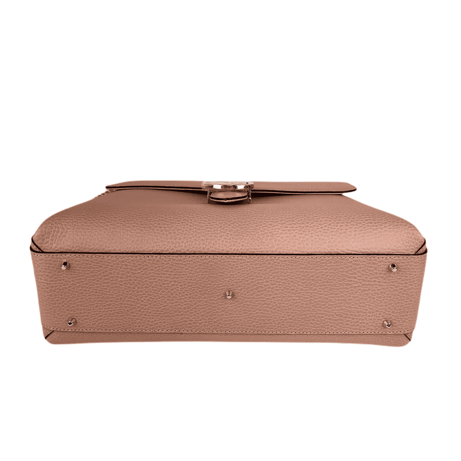 Powder Pink Leather Large Interlocking G Crossbody Chain