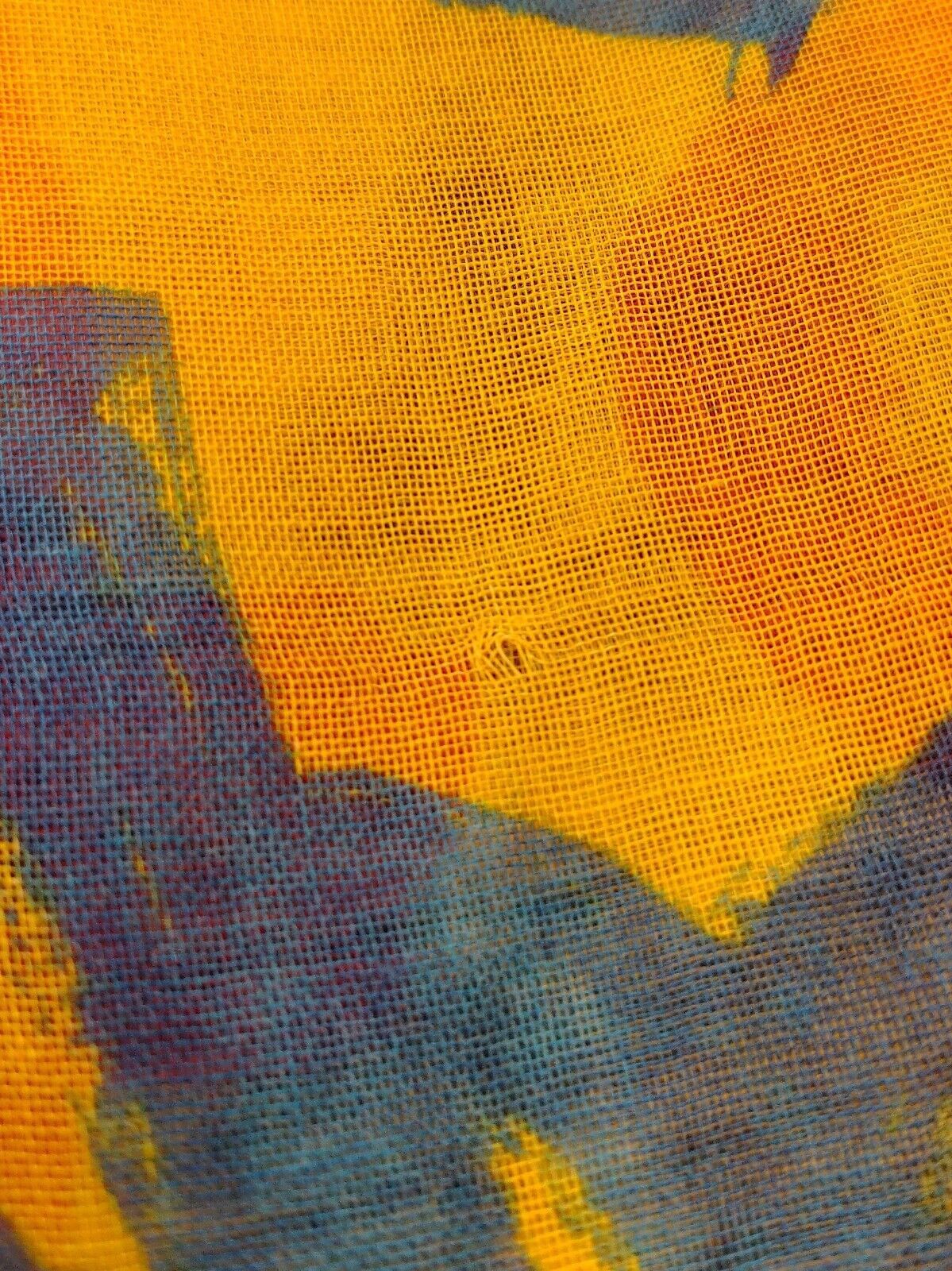 MCM Lemon Chrome Silk/Modal Jacquard Brushed Logo Edge Scarf Size ONE SIZE - 4 Thumbnail