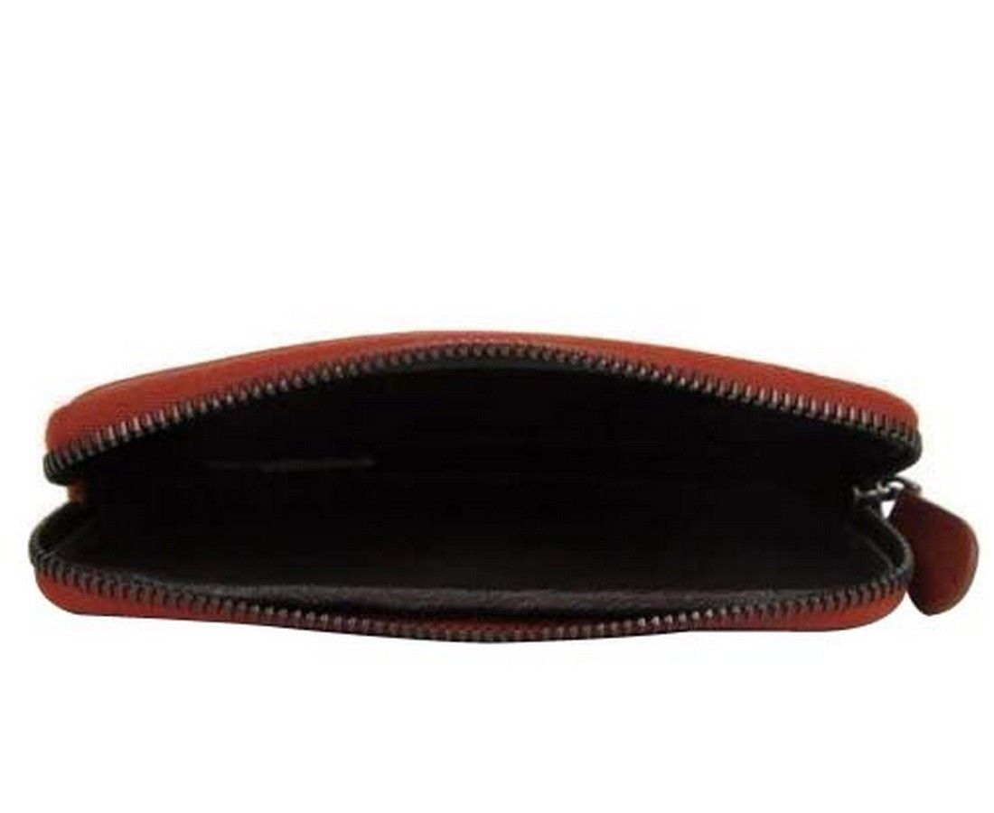 Bottega Veneta Unisex Smartphone Case Rust Red Woven Leather Coin Purse Size ONE SIZE - 4 Thumbnail