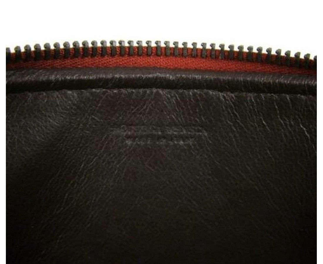 Bottega Veneta Unisex Smartphone Case Rust Red Woven Leather Coin Purse Size ONE SIZE - 5 Thumbnail