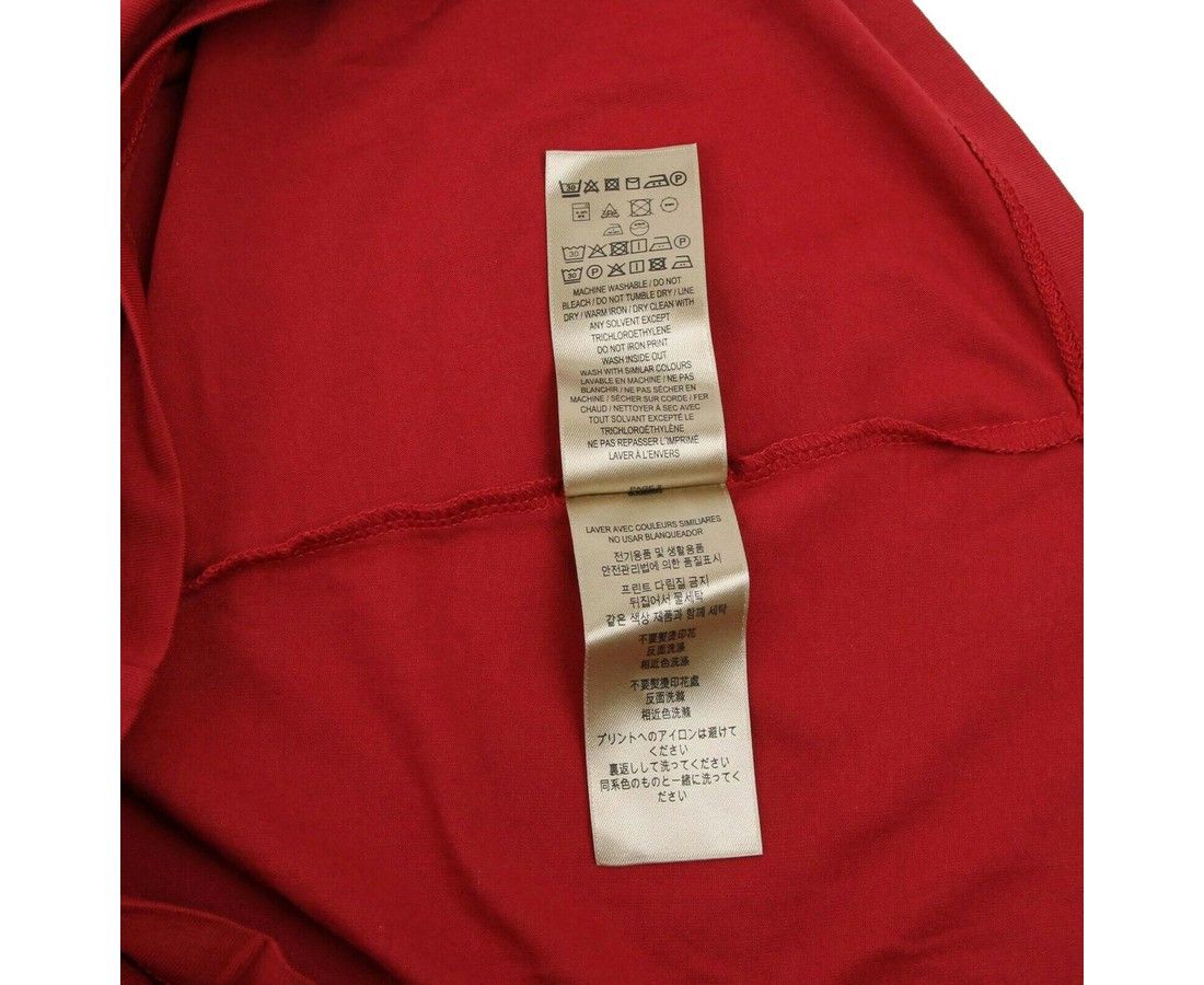 Burberry Women's Deep Red Cotton Half Sleeve Shirt (Small) Size S / US 4 / IT 40 - 8 Thumbnail