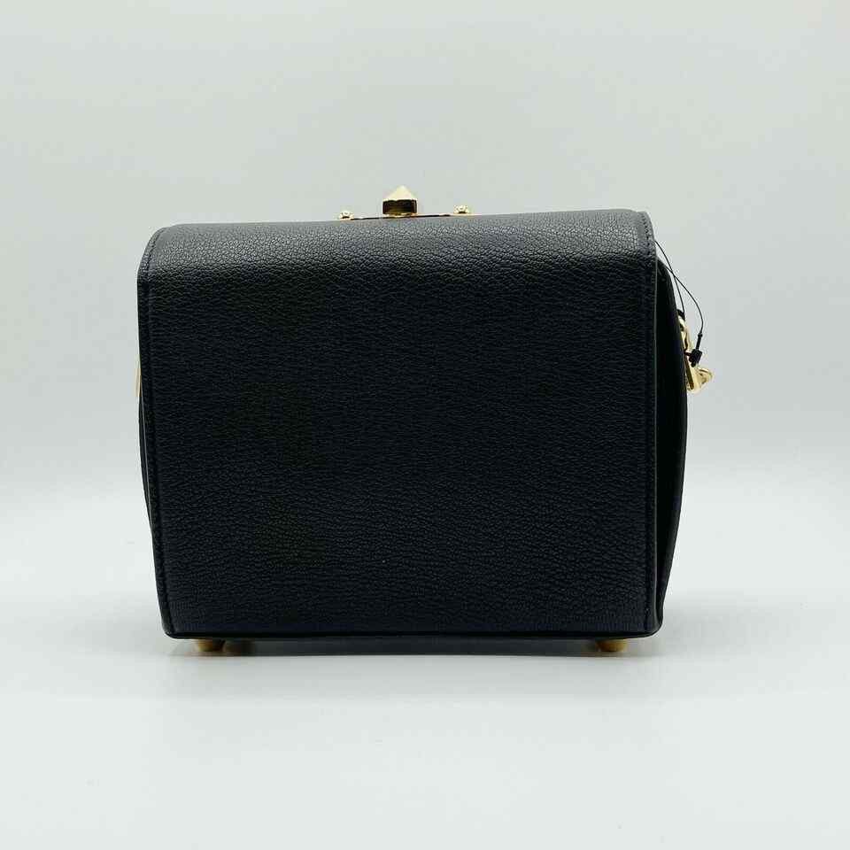 Alexander McQueen Black Leather Box 19 Bag w/Gold Hardware Size ONE SIZE - 5 Thumbnail