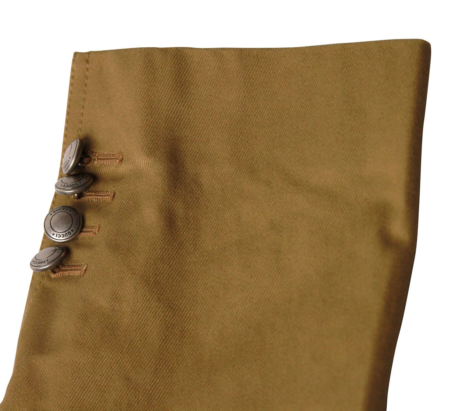 Gucci Men's Light Brown Cotton Jacket (G 52 / US 42) Size US L / EU 52-54 / 3 - 7 Thumbnail