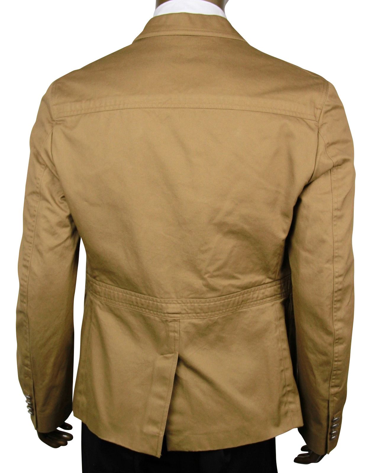 Gucci Men's Light Brown Cotton Jacket (G 52 / US 42) Size US L / EU 52-54 / 3 - 4 Thumbnail