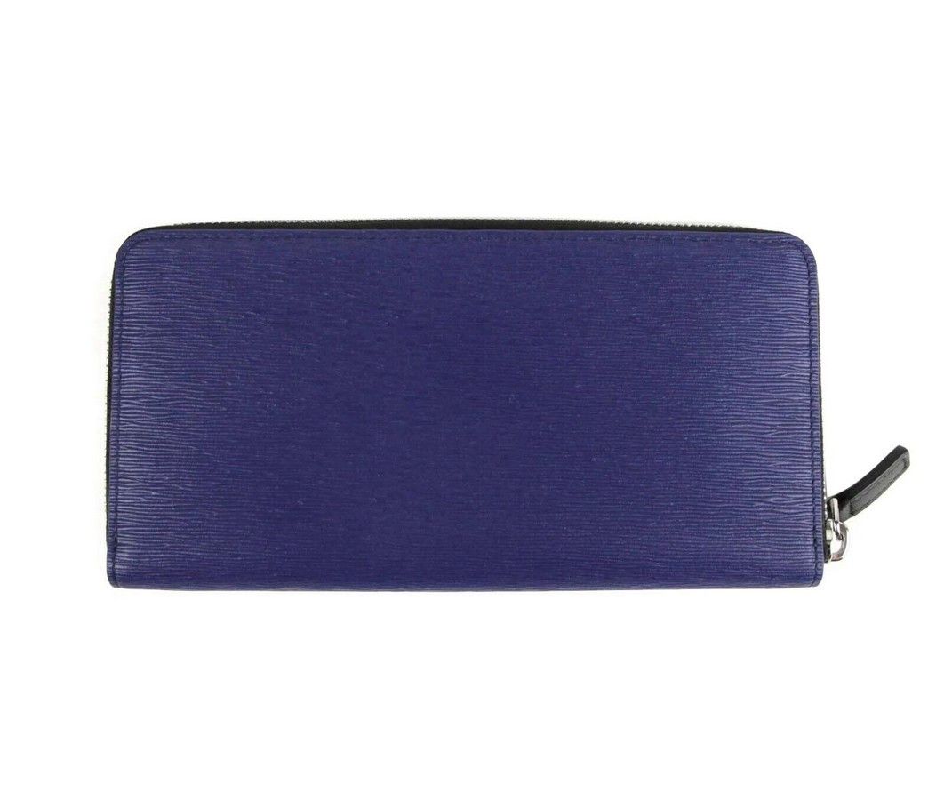 MCM Men's Navy Leather With Logo Large Zipped Wallet Size ONE SIZE - 2 Thumbnail