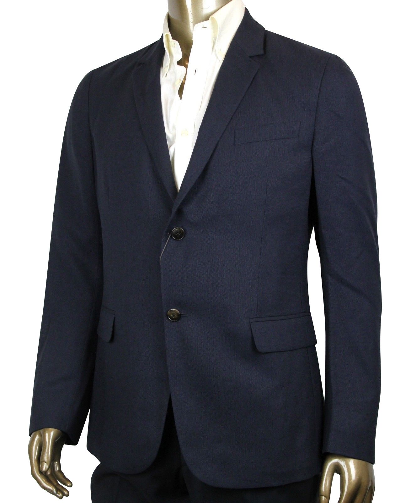 Gucci Men's Panama Blue Wool Gauze Formal 2 Buttons Jacket (G 54 Size US L / EU 52-54 / 3 - 3 Thumbnail
