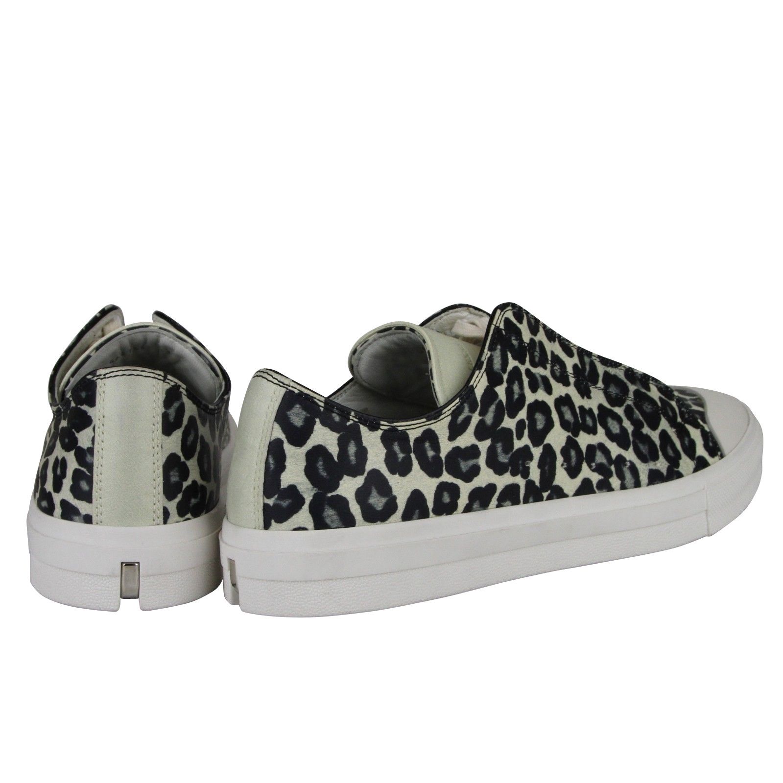 Alexander McQueen Men's Black / Ivory Leather Sneaker (44 EU / 10.5 US) Size US 10.5 / EU 43-44 - 8 Thumbnail