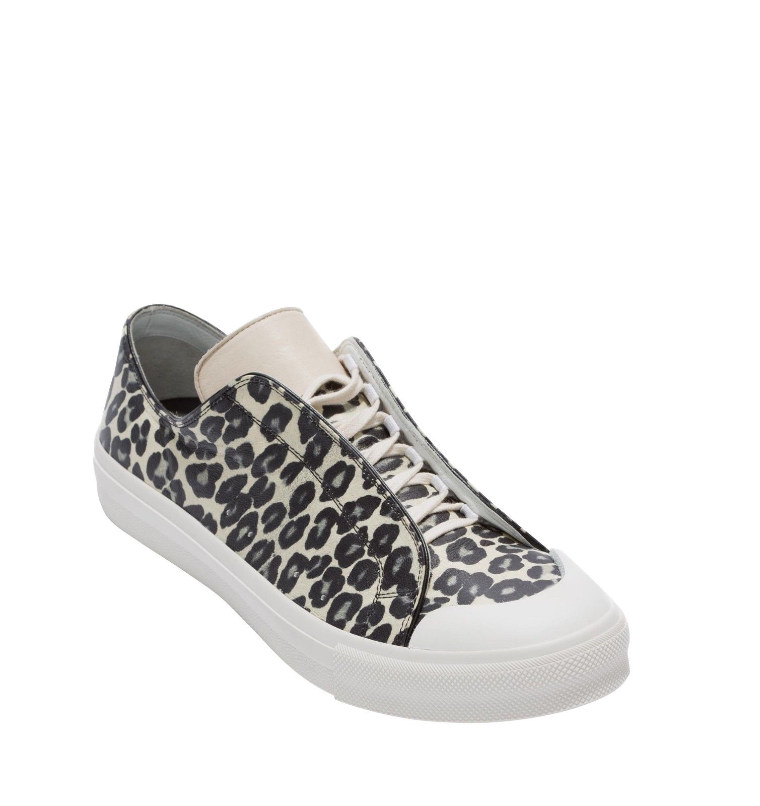 Alexander McQueen Men's Black / Ivory Leather Sneaker (44 EU / 10.5 US) Size US 10.5 / EU 43-44 - 4 Thumbnail