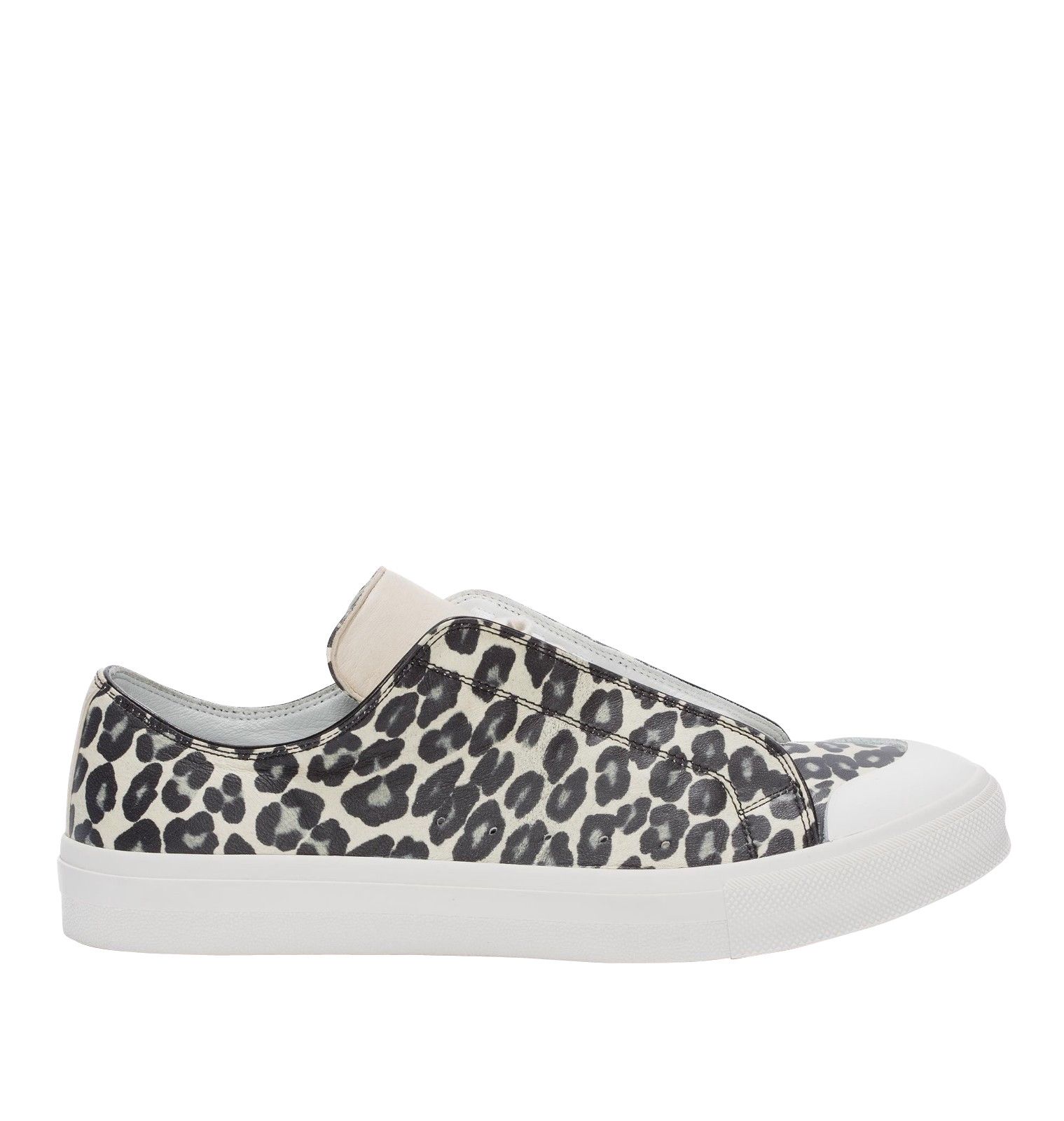 Alexander McQueen Men's Black / Ivory Leather Sneaker (44 EU / 10.5 US) Size US 10.5 / EU 43-44 - 2 Thumbnail