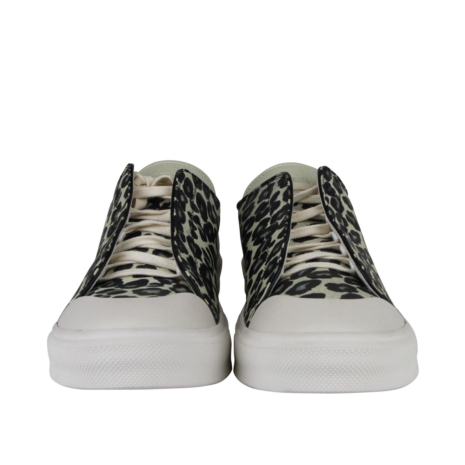 Alexander McQueen Men's Black / Ivory Leather Sneaker (44 EU / 10.5 US) Size US 10.5 / EU 43-44 - 6 Thumbnail