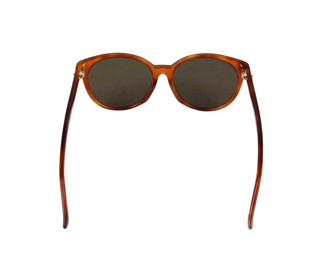 Gucci Women's Brown Mustard Acetate Round Sunglasses Size ONE SIZE - 4 Thumbnail
