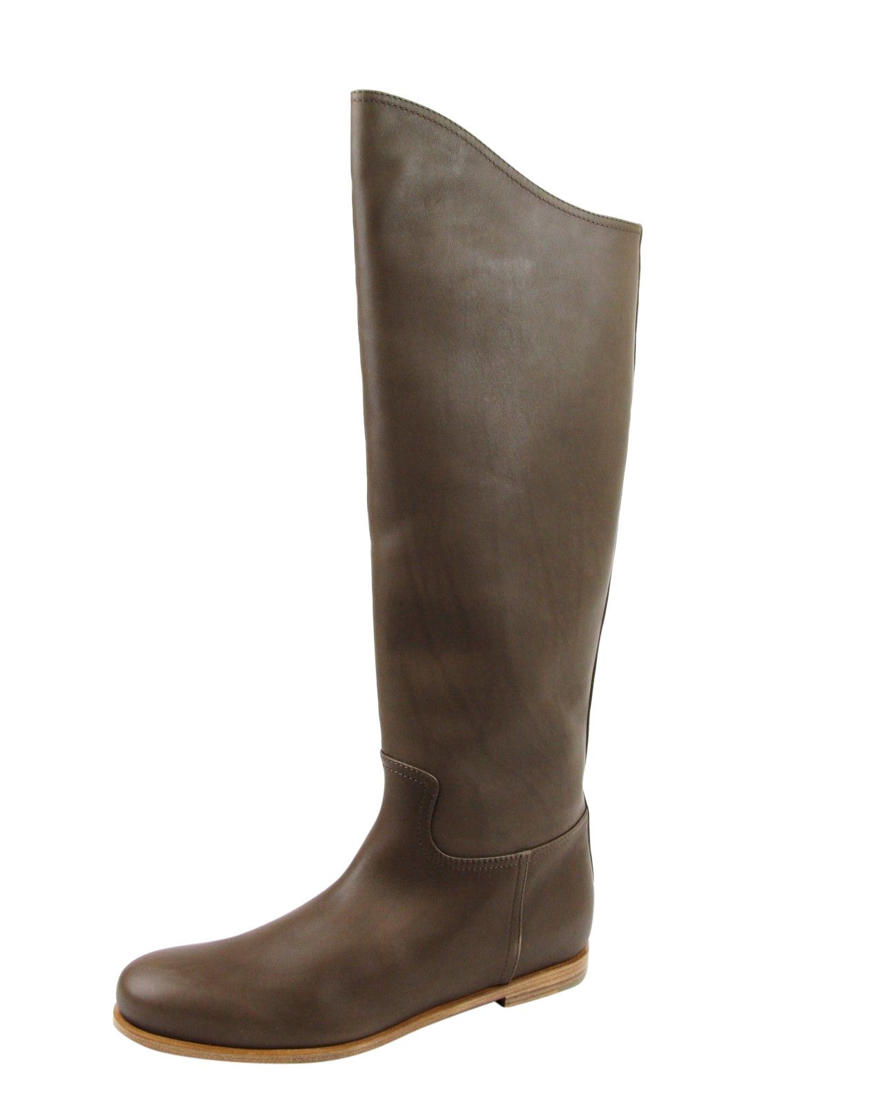 Bottega Veneta Women's Brown Leather Tall Boots(40 EU / 10 US) Size US 10 / IT 40 - 4 Thumbnail
