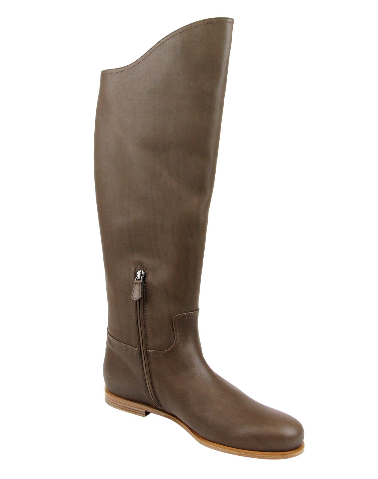 Bottega Veneta Women's Brown Leather Tall Boots(40 EU / 10 US) Size US 10 / IT 40 - 5 Thumbnail