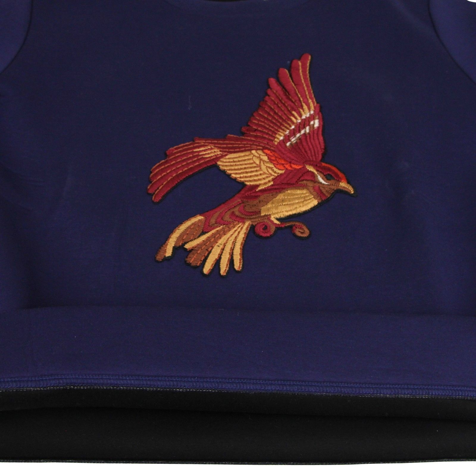 Gucci Men's Double Viscose Navy Blue Rayon Jersey Sweatshirt Size US XXL / EU 58 / 5 - 6 Thumbnail