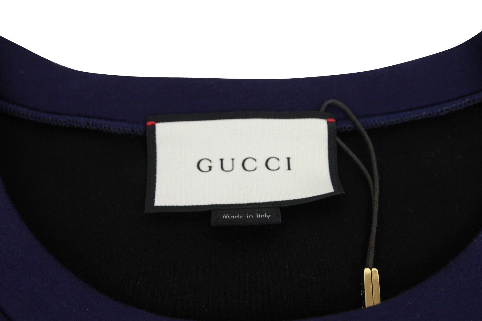 Gucci Men's Double Viscose Navy Blue Rayon Jersey Sweatshirt Size US XXL / EU 58 / 5 - 7 Thumbnail