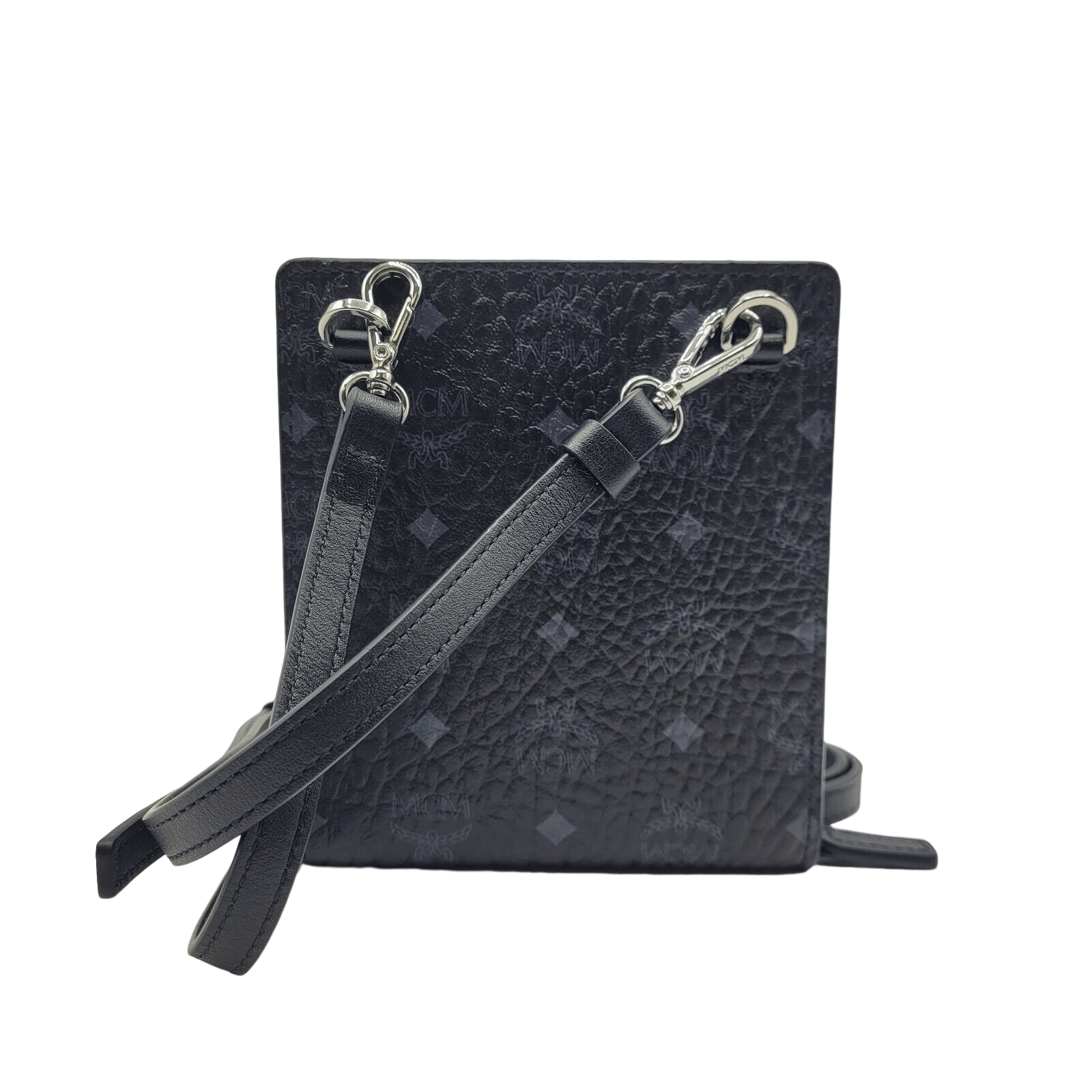 MCM Women's Black/Grey Visetos Zipped Wallet Multifunction Size ONE SIZE - 5 Thumbnail
