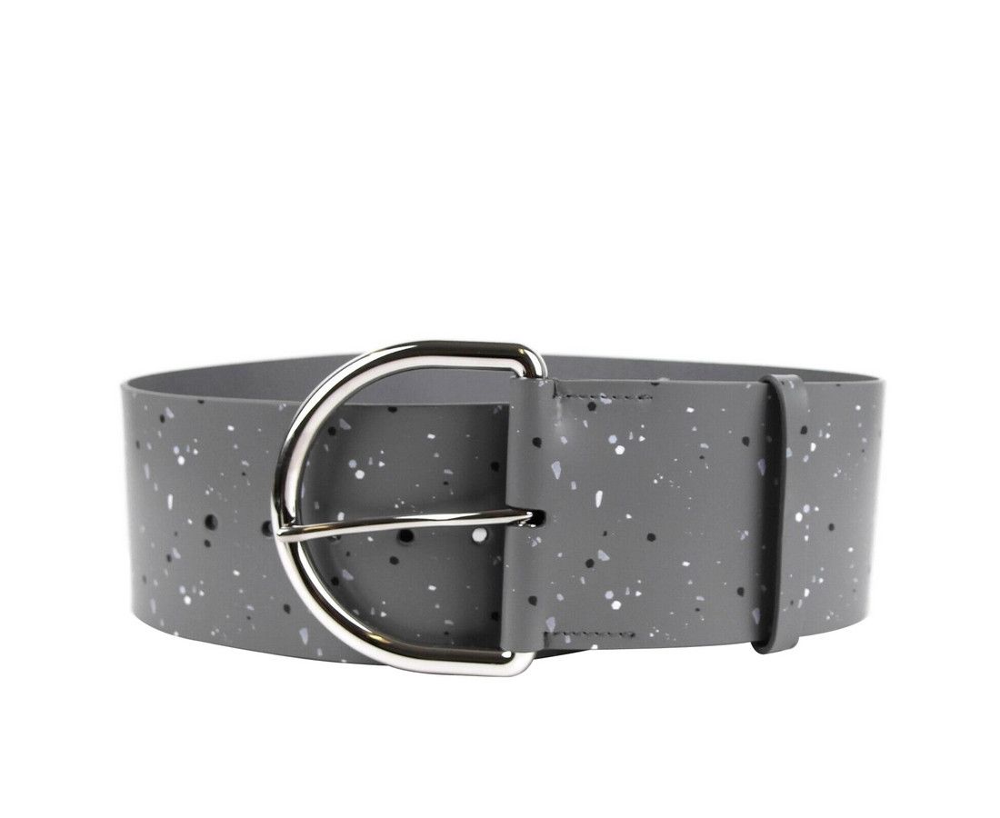 Balenciaga Women's Dark Grey Linoleum Wide Belt (80 / 32) Size ONE SIZE - 2 Thumbnail