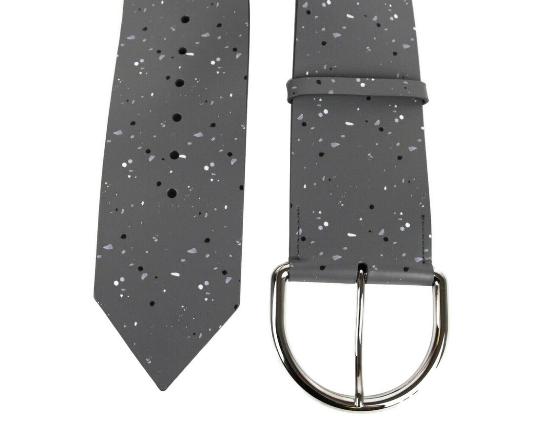 Balenciaga Women's Dark Grey Linoleum Wide Belt (80 / 32) Size ONE SIZE - 3 Thumbnail
