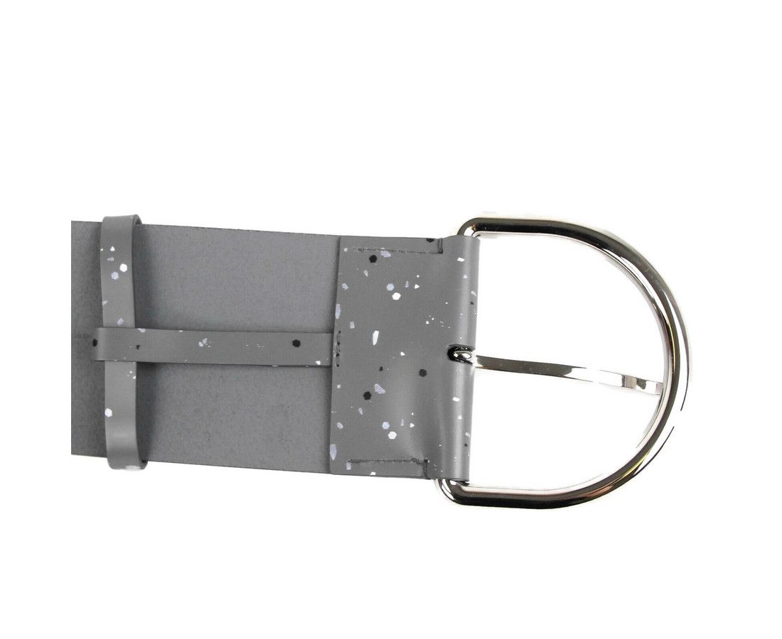 Balenciaga Women's Dark Grey Linoleum Wide Belt (80 / 32) Size ONE SIZE - 4 Thumbnail