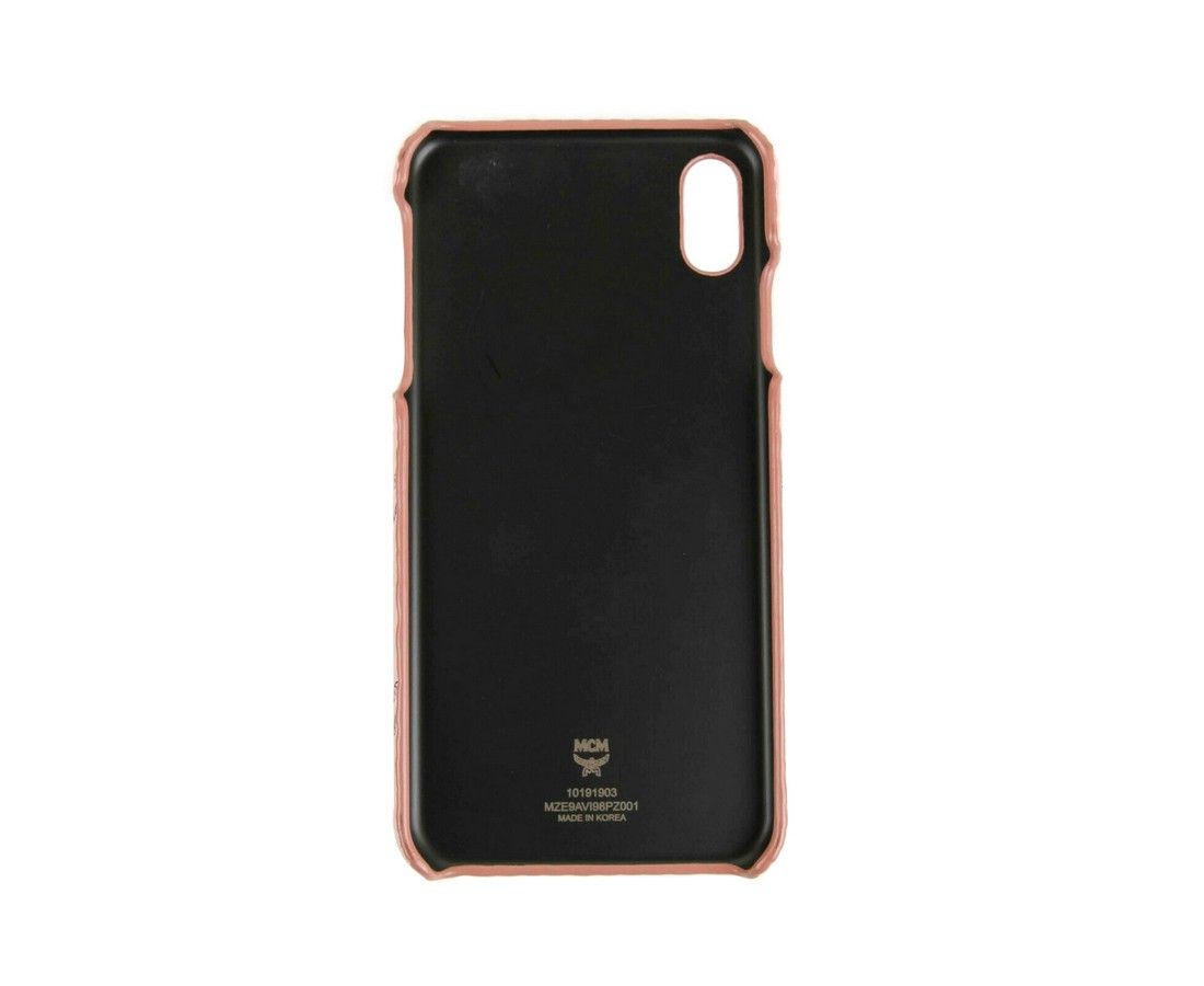 MCM Unisex Soft Pink Visetos iPhone XS Max Cell Phone Case Size ONE SIZE - 2 Thumbnail