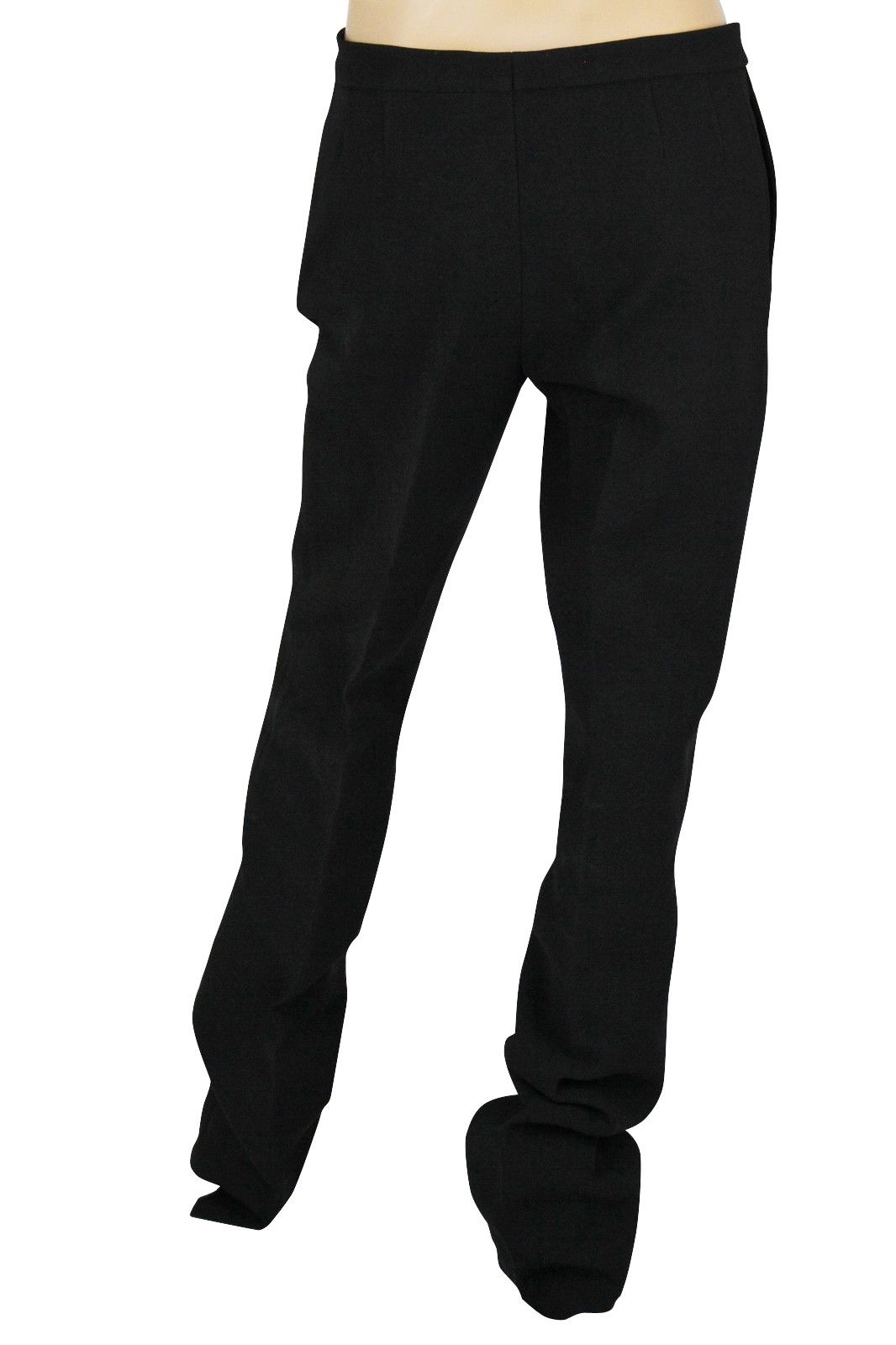 Bottega Veneta Women's Black Triacetate Polyester Dress Pant (42) Size 42" / US 20 - 4 Thumbnail