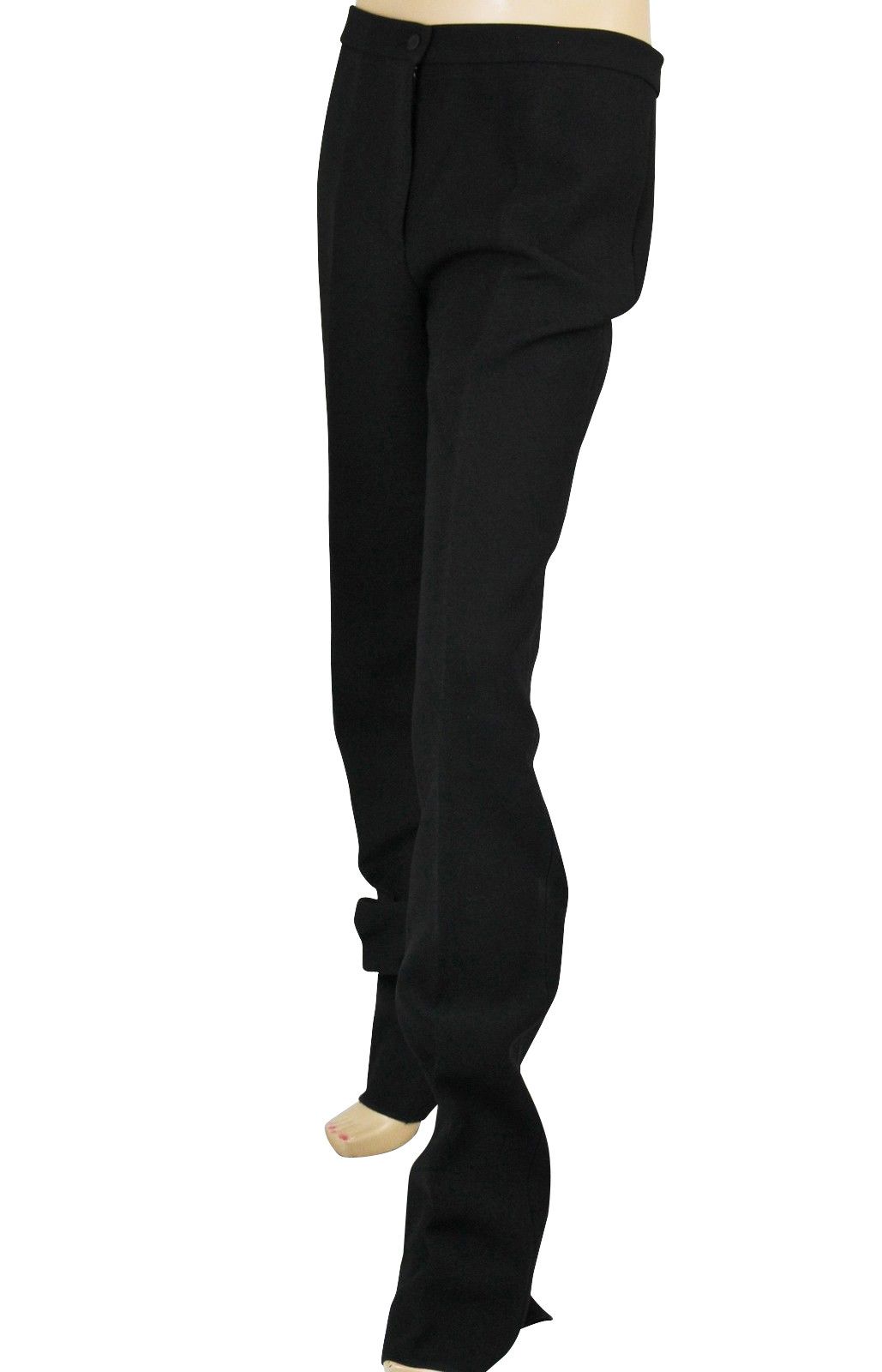 Bottega Veneta Women's Black Triacetate Polyester Dress Pant (42) Size 42" / US 20 - 3 Thumbnail