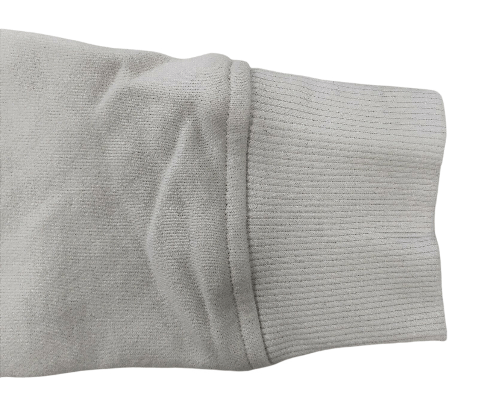MCM Women's White Cotton Sweatshirt with Nylon Back and Hood Size M / US 6-8 / IT 42-44 - 5 Thumbnail