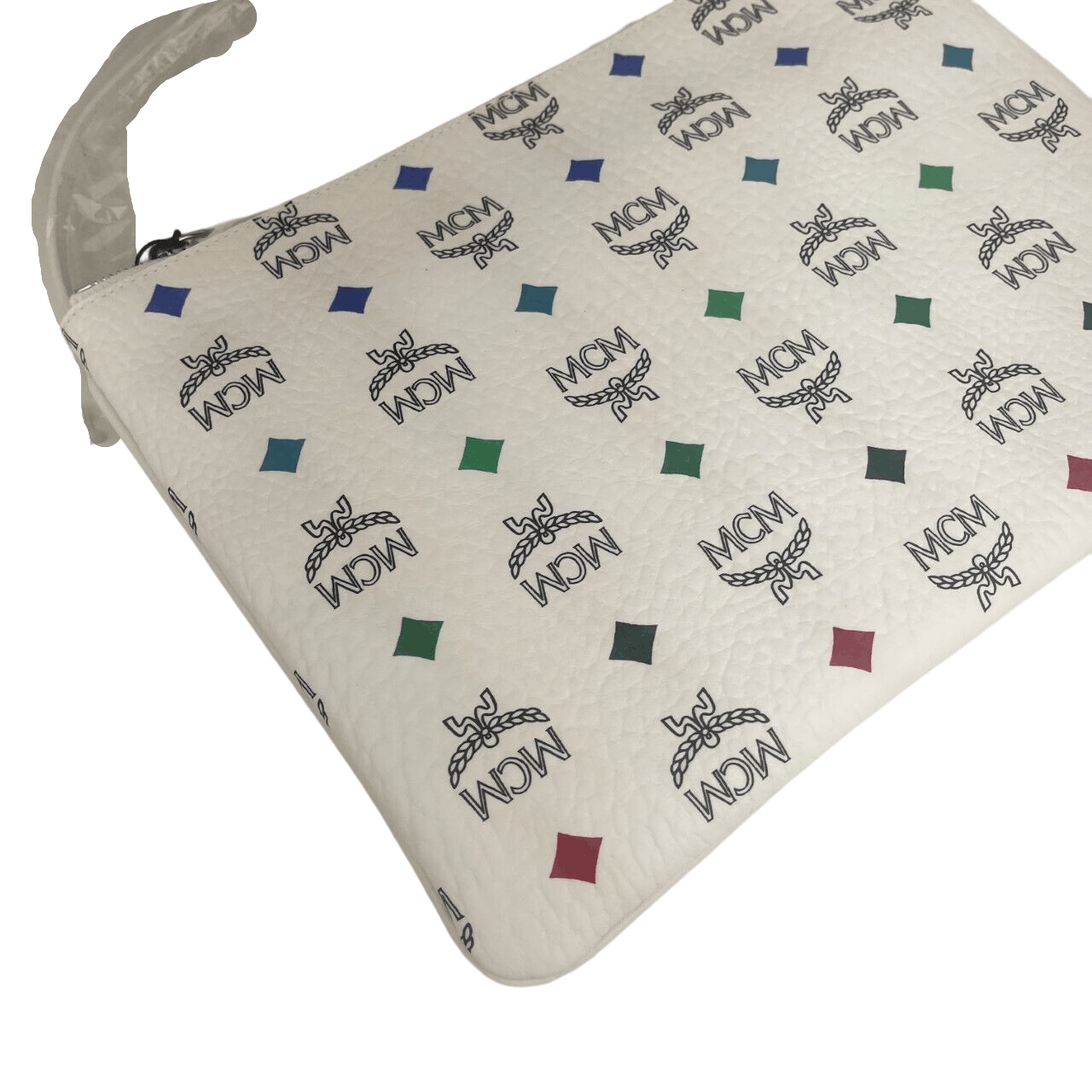 MCM Women's White Rainbow Visetos Coated Canvas Crossbody Bag Size ONE SIZE - 5 Thumbnail