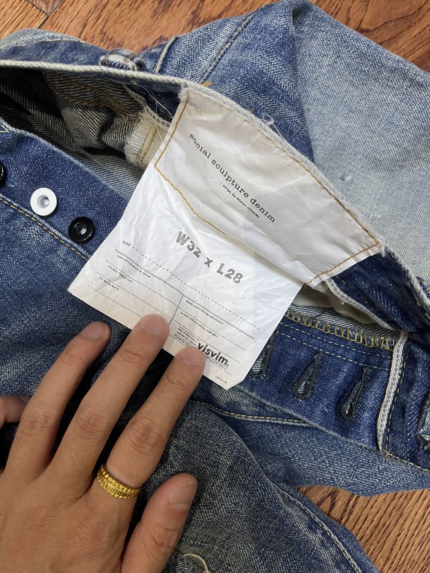 Visvim VISVIM 18SS 10D014 Wash destroyed Cow King jeans Size US 32 / EU 48 - 4 Thumbnail
