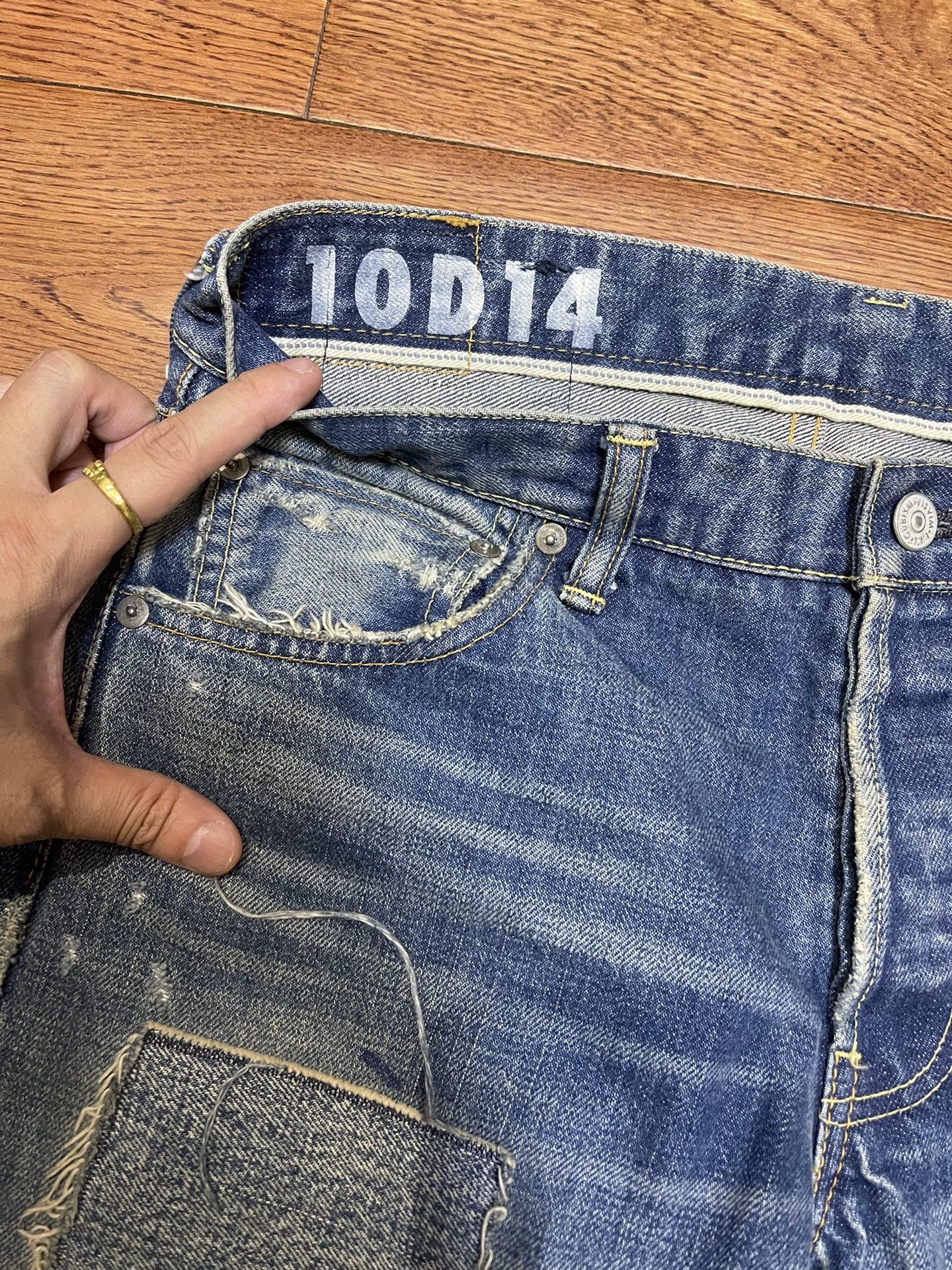 Visvim VISVIM 18SS 10D014 Wash destroyed Cow King jeans Size US 32 / EU 48 - 2 Thumbnail