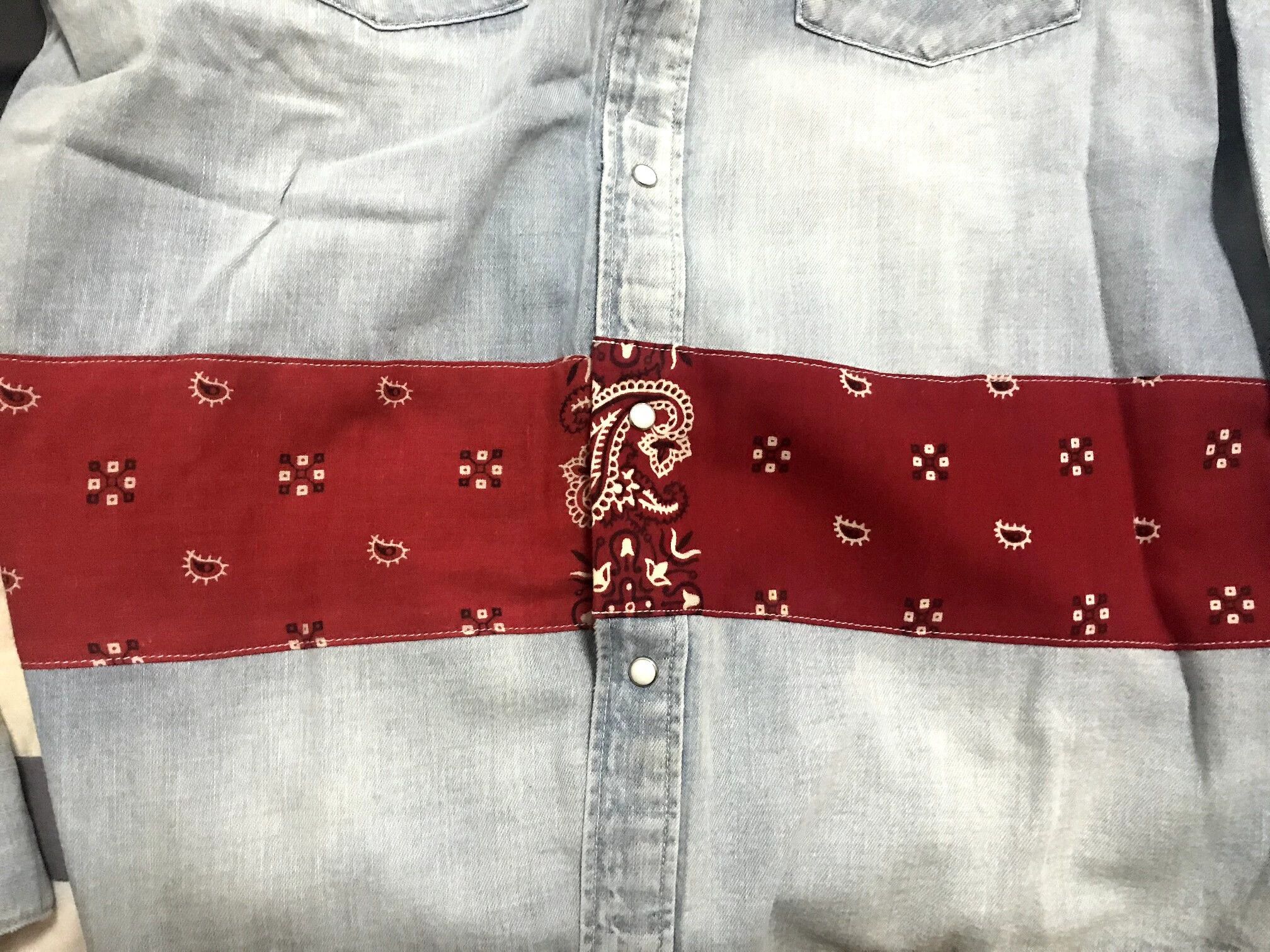 Visvim Visvim red cashew flower shirt Size US L / EU 52-54 / 3 - 8 Thumbnail