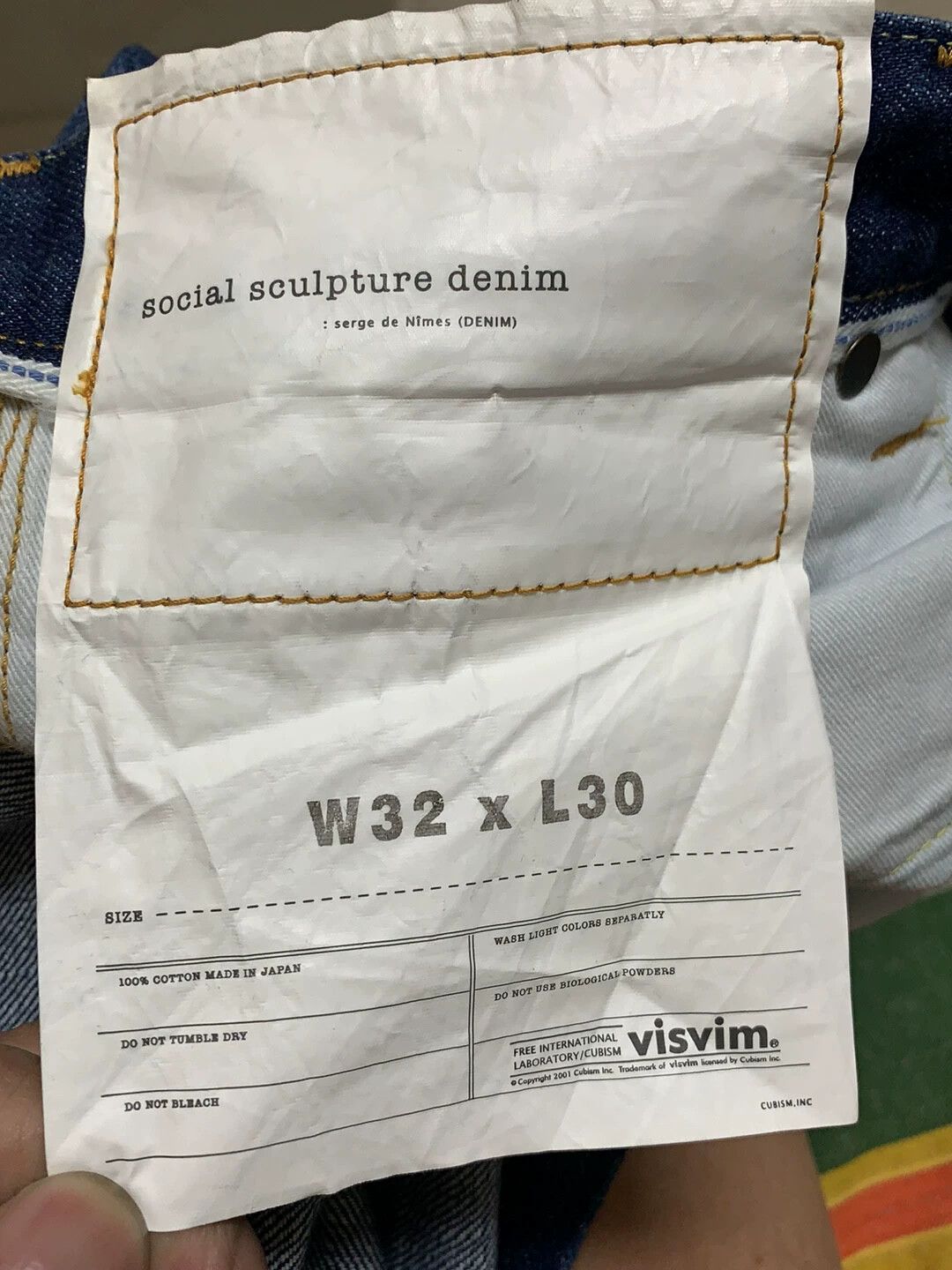 Visvim visvim straight wash jeans 18AW Size US 32 / EU 48 - 2 Thumbnail