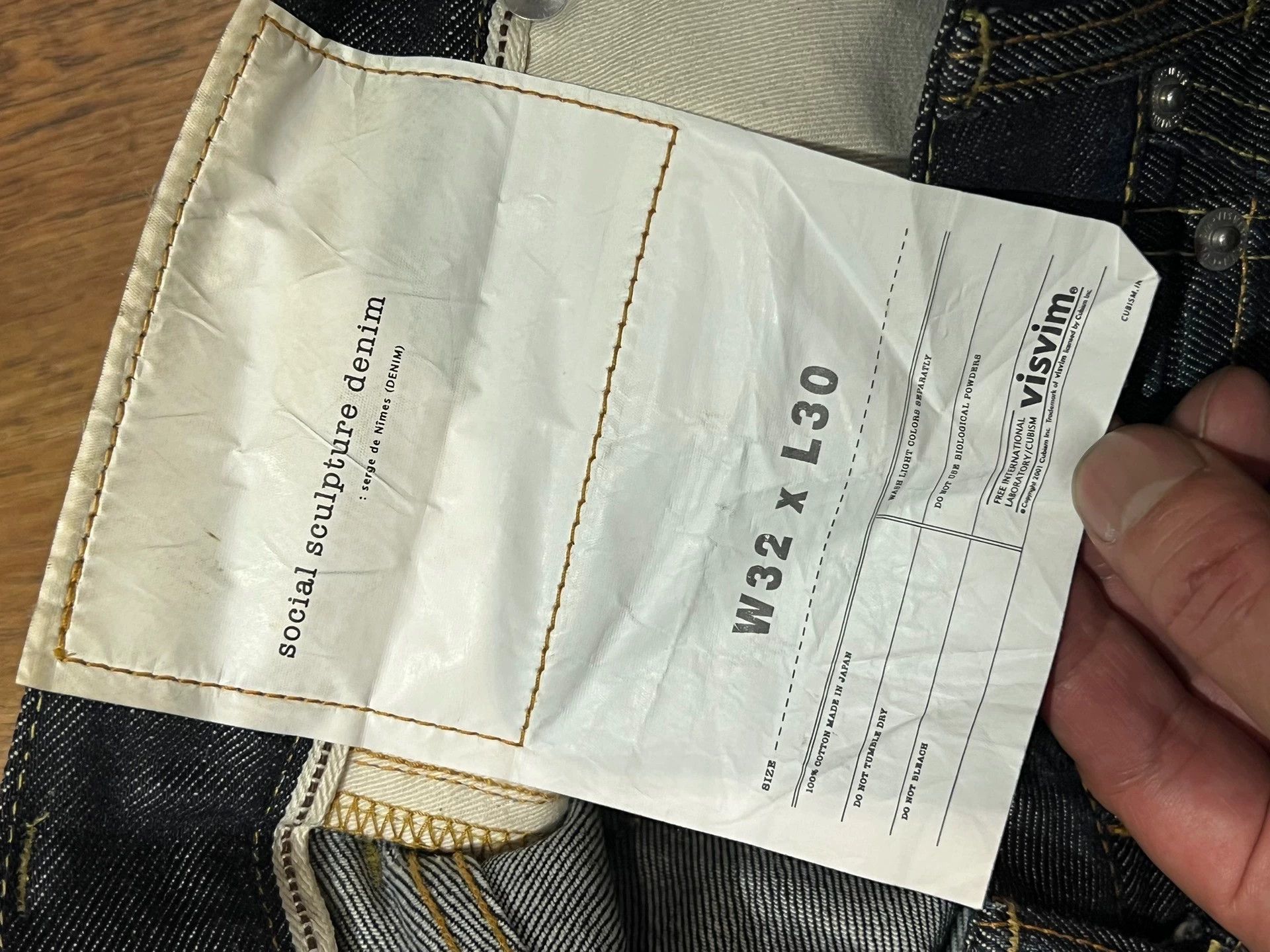Visvim VISVIM SOACIL SCULPTU Jeans 03 Slim cut straight Size US 32 / EU 48 - 4 Thumbnail