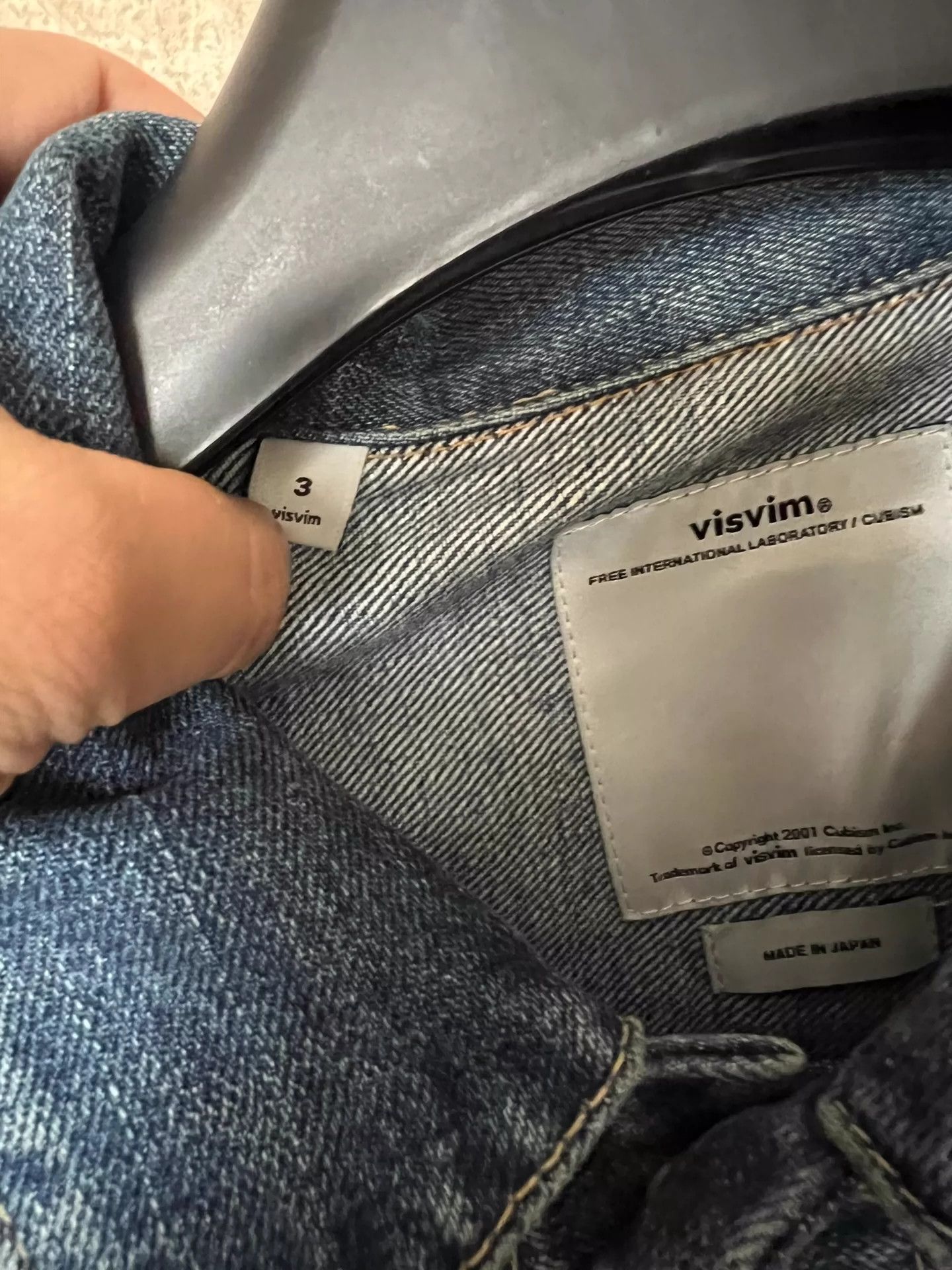 Visvim VISVIM SS 101 JKT DAMAGED classic washed denim jacket Size US L / EU 52-54 / 3 - 5 Thumbnail
