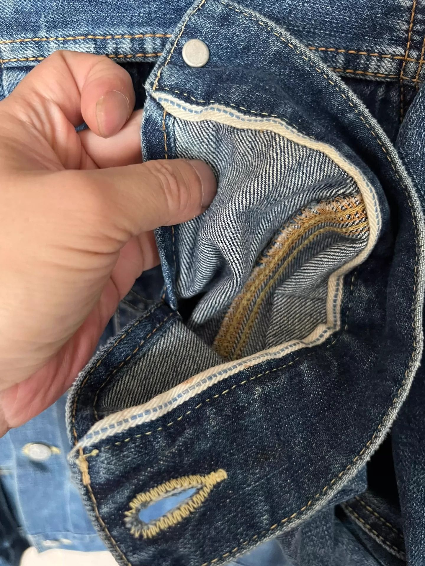 Visvim VISVIM SS 101 JKT DAMAGED classic washed denim jacket Size US L / EU 52-54 / 3 - 4 Thumbnail