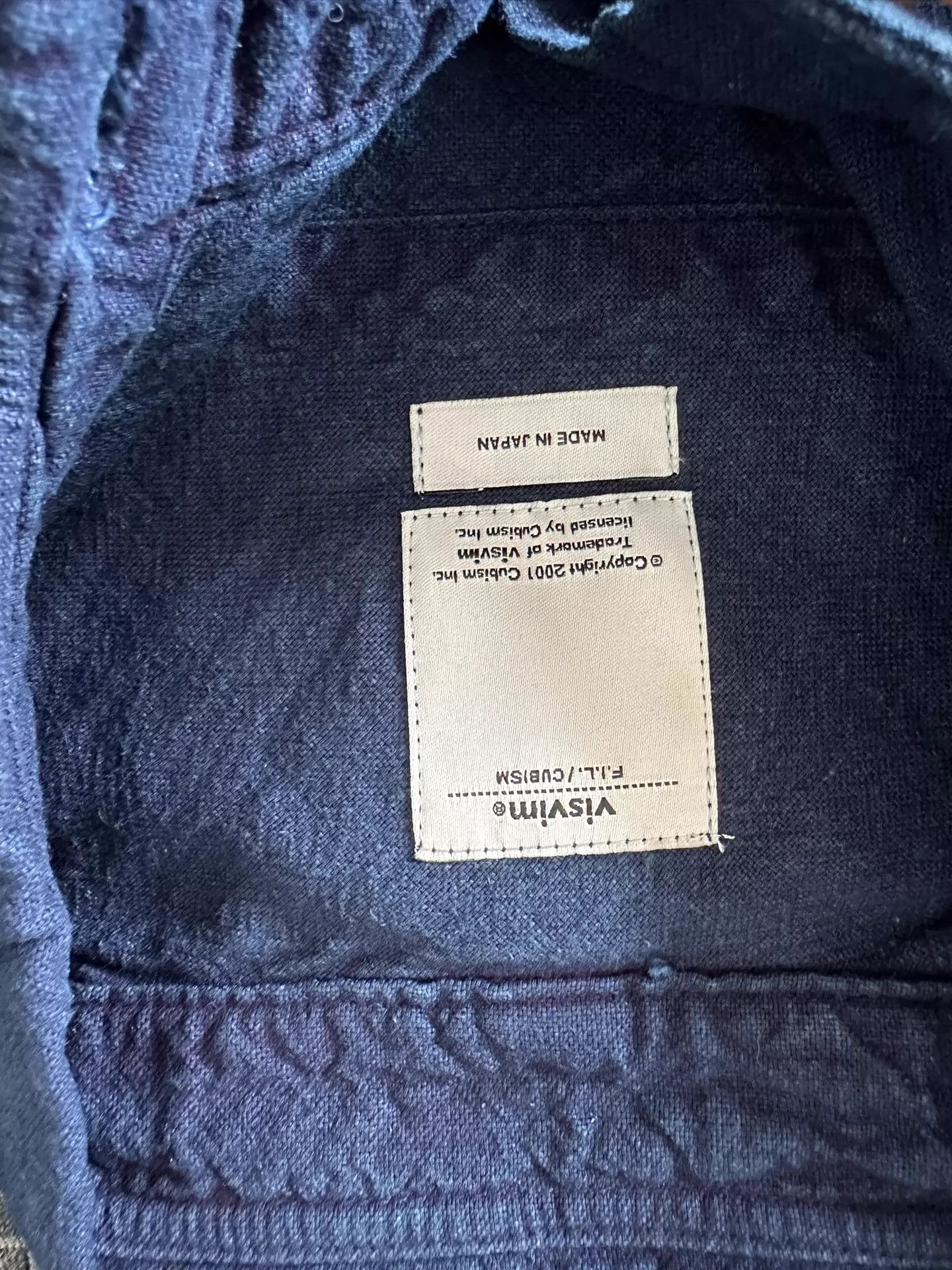 Visvim Visvim blue dyed dark blue shirt Size US M / EU 48-50 / 2 - 7 Thumbnail