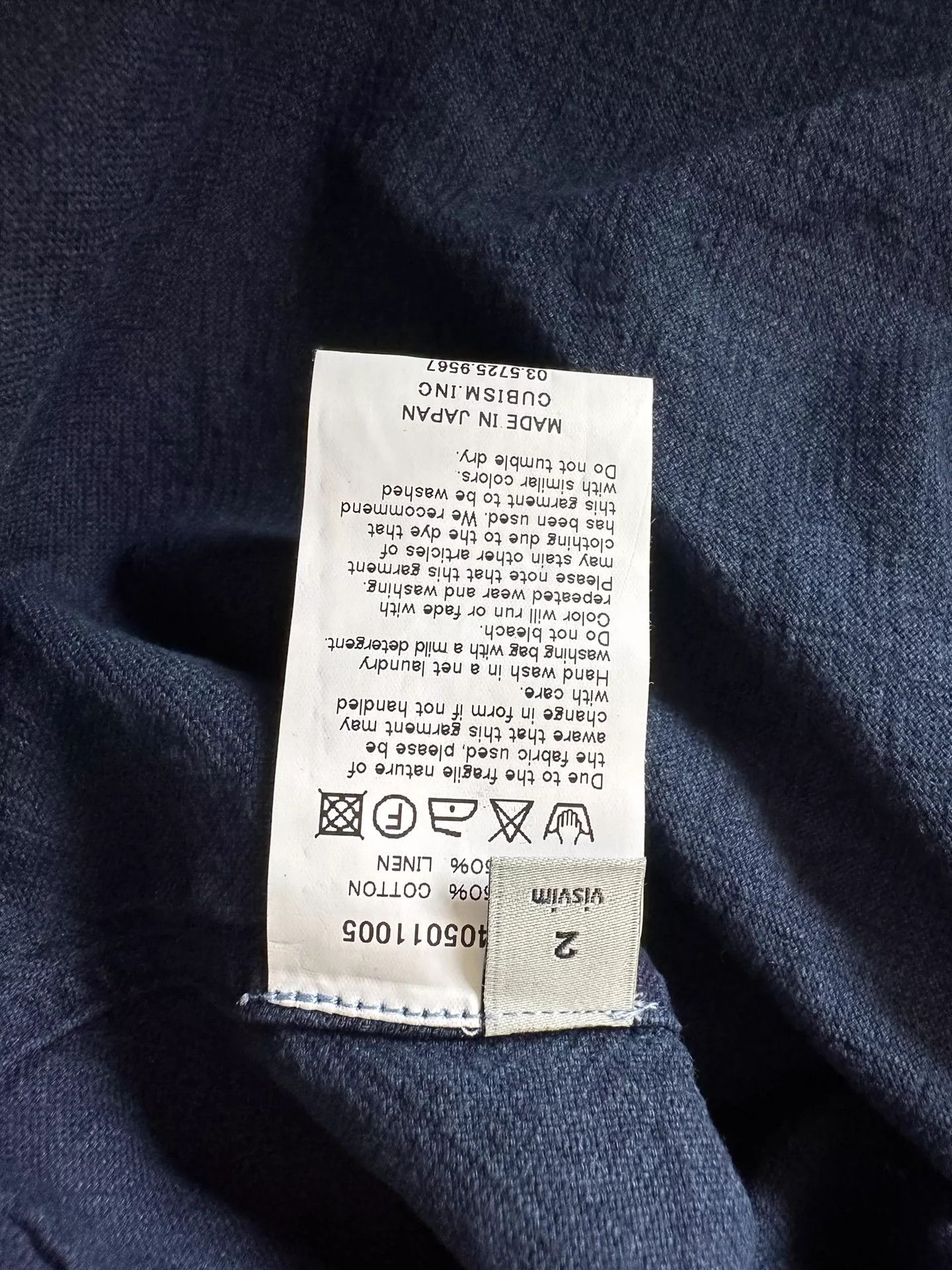 Visvim Visvim blue dyed dark blue shirt Size US M / EU 48-50 / 2 - 8 Thumbnail