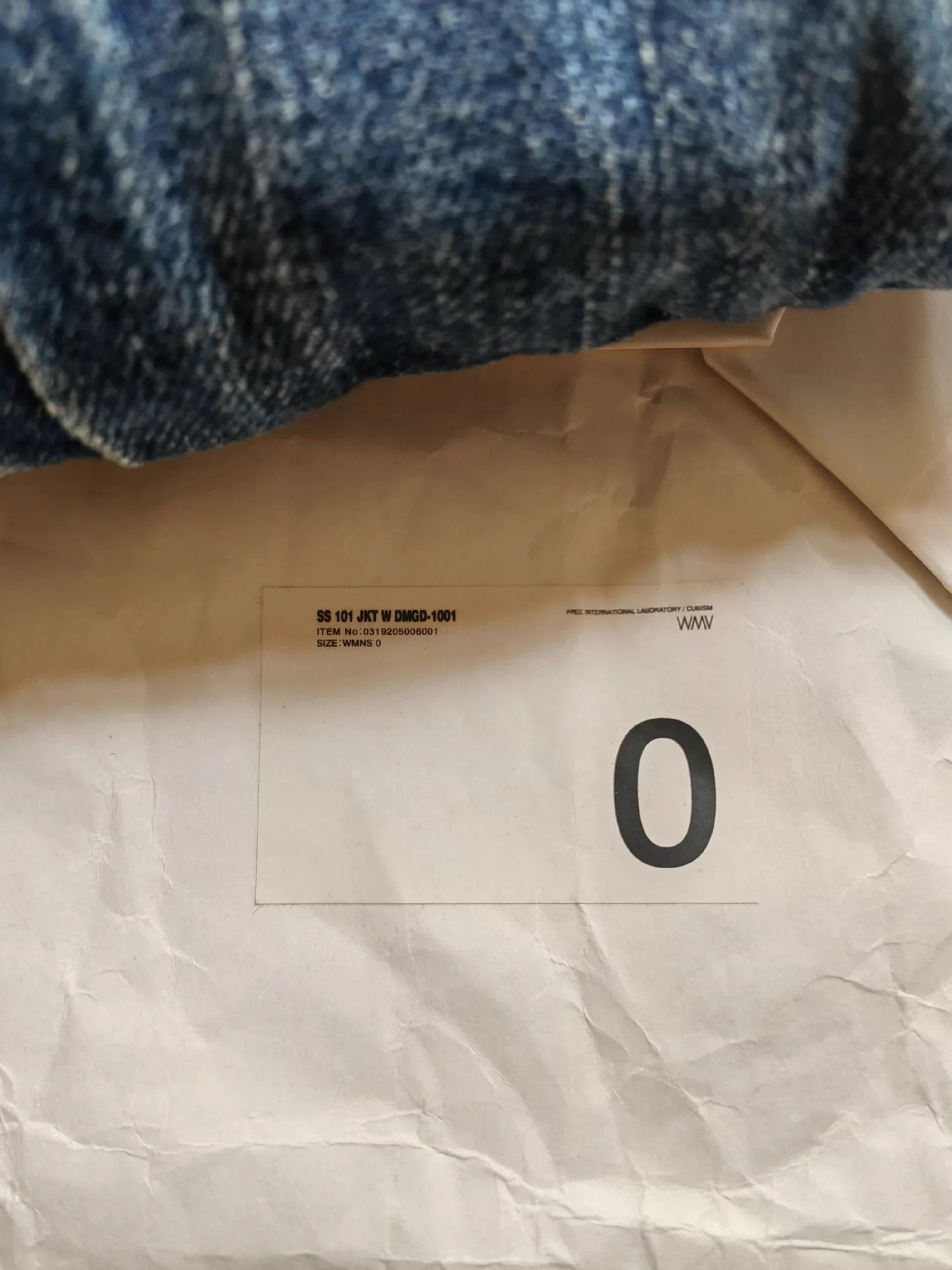 Visvim VISVIM WMV 19AW SS 101 JKT W DMGD-1001 Size US XS / EU 42 / 0 - 9 Thumbnail