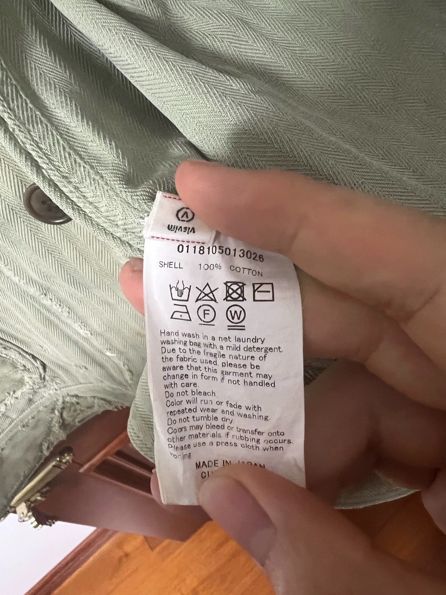 Visvim VISVIM+18SS+BENNY+JKT+CRASH+(HERRINGBONE) Size US XL / EU 56 / 4 - 7 Thumbnail