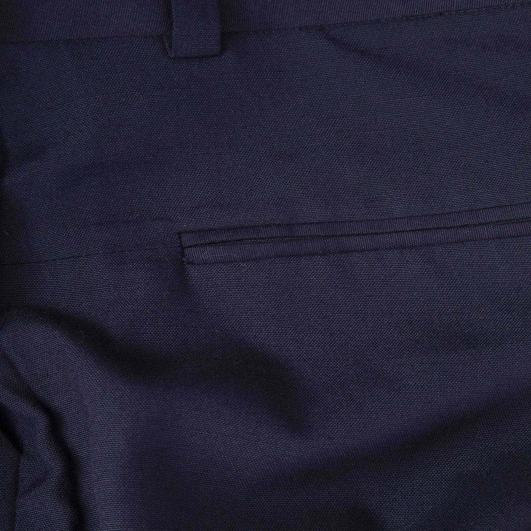Diane von Furstenberg Navy Cropped Trousers Size 30" / US 8 / IT 44 - 4 Thumbnail
