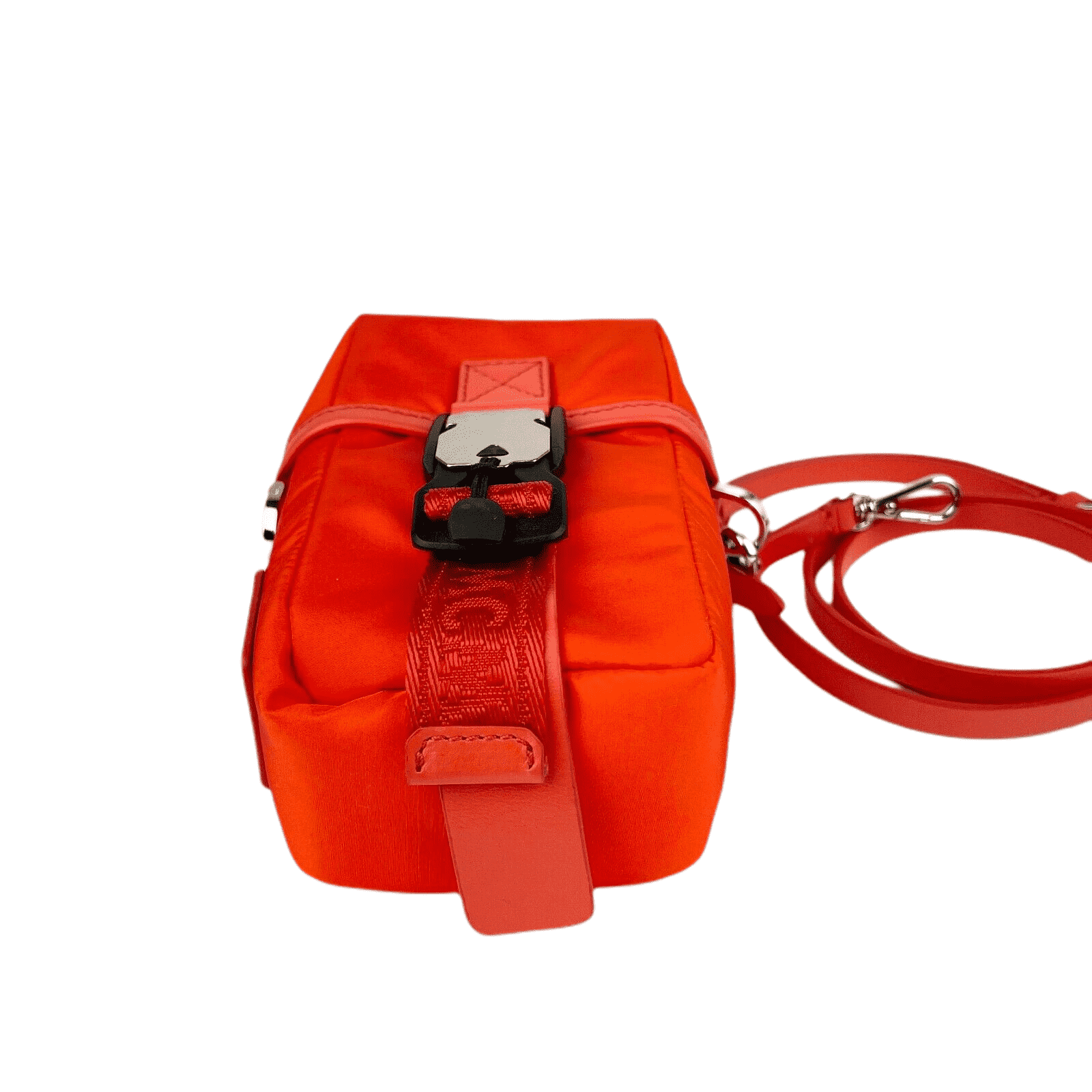 MCM Women's Orange Red Nylon Mini Flap Pouch Shoulder Waist Bag Size ONE SIZE - 5 Thumbnail
