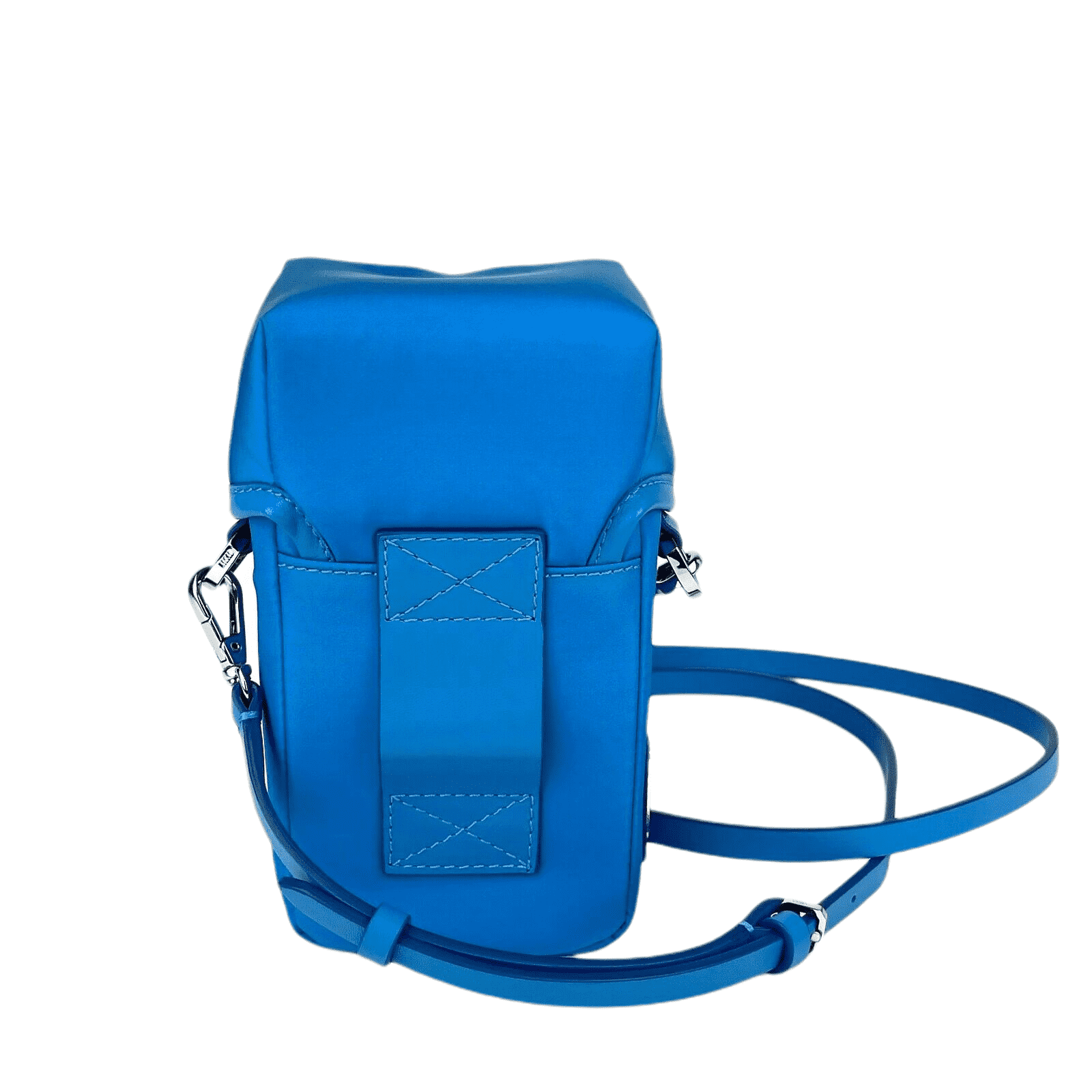 MCM Women's Blue Nylon Mini Flap Pouch Shoulder Waist Bag Size ONE SIZE - 2 Thumbnail