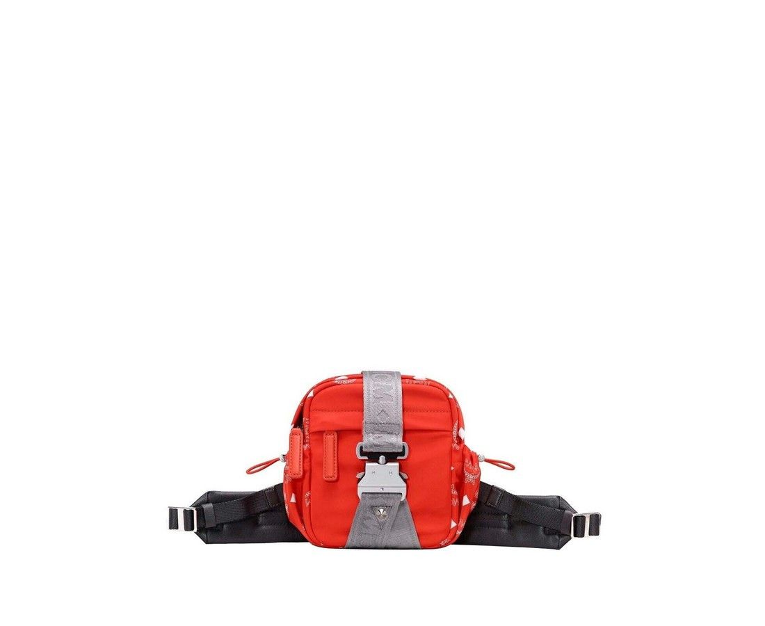 MCM Men's Orange Flame Nylon Jemison Crossbody 2 in 1 Bag Size ONE SIZE - 3 Thumbnail