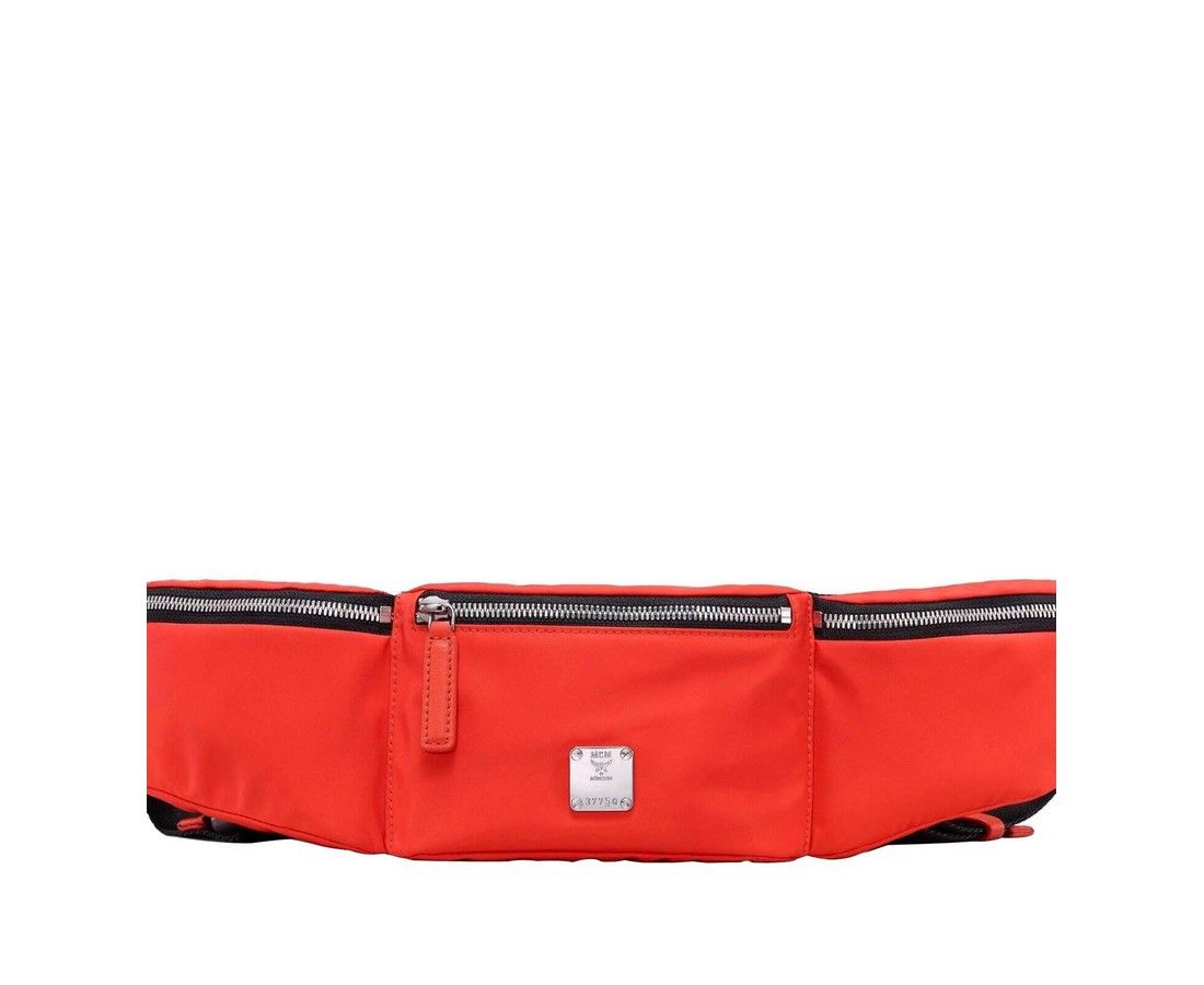 MCM Men's Orange Flame Nylon Jemison Crossbody 2 in 1 Bag Size ONE SIZE - 6 Thumbnail