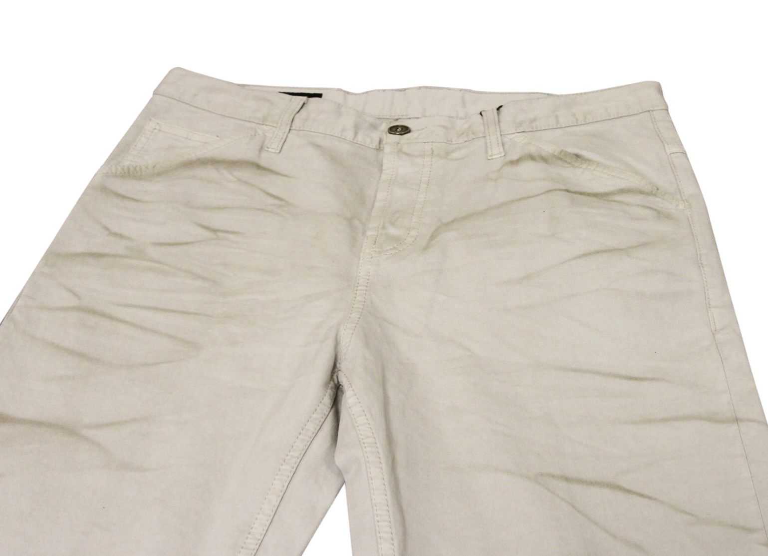 Gucci Men's Beige Dirty Washed Casual Pants (G 46 / 30 US) Size US 30 / EU 46 - 5 Thumbnail