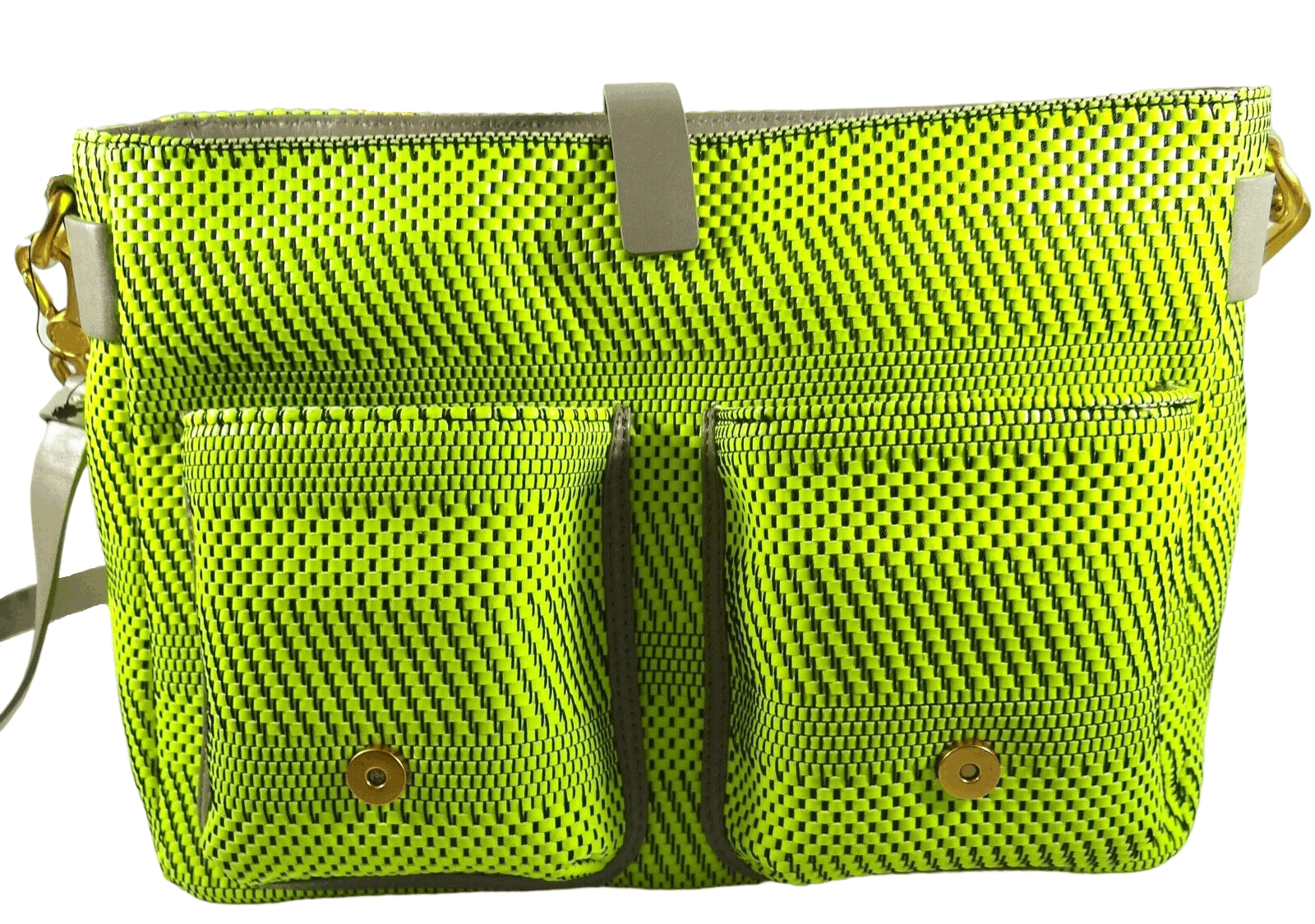 Marc Jacobs Women's Woven Leather Top Handle Messenger Bag Size ONE SIZE - 5 Thumbnail