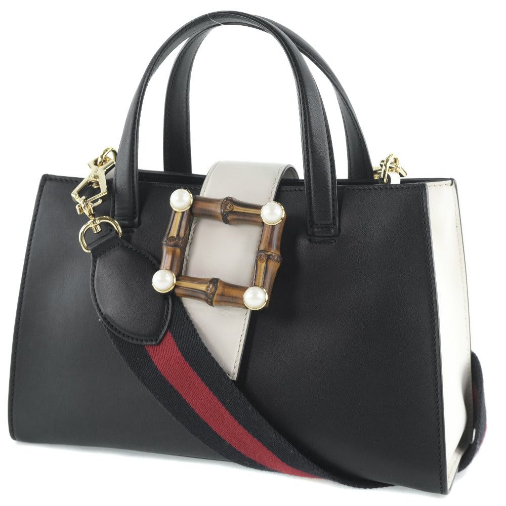 Gucci Nimfair Black Pony-Style Calfskin Handbag (Pre-Owned) Size ONE SIZE - 3 Thumbnail