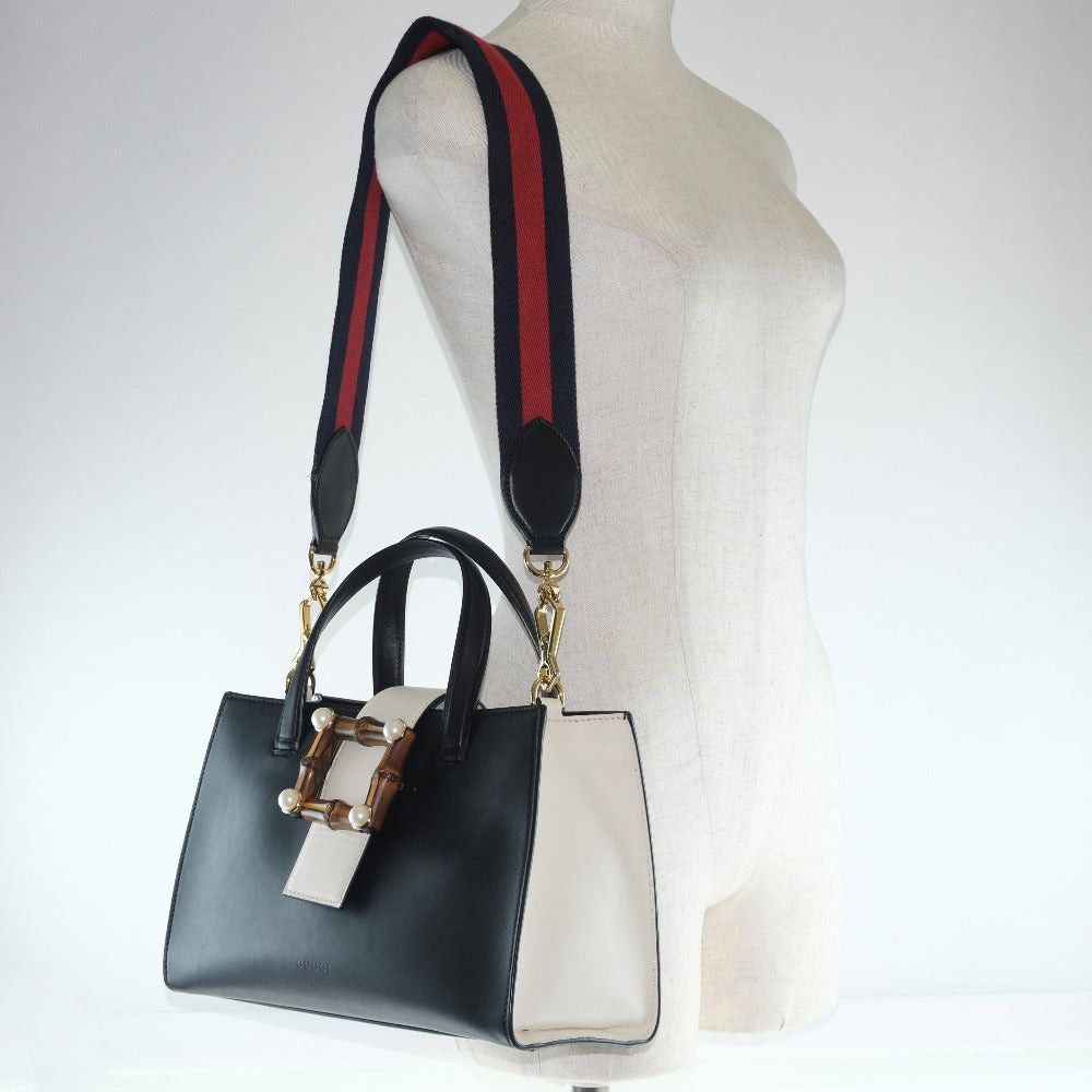 Gucci Nimfair Black Pony-Style Calfskin Handbag (Pre-Owned) Size ONE SIZE - 12 Thumbnail