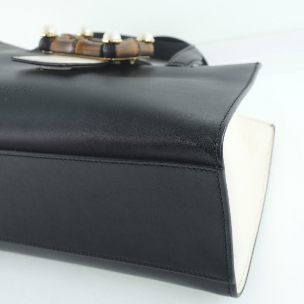 Gucci Nimfair Black Pony-Style Calfskin Handbag (Pre-Owned) Size ONE SIZE - 6 Thumbnail