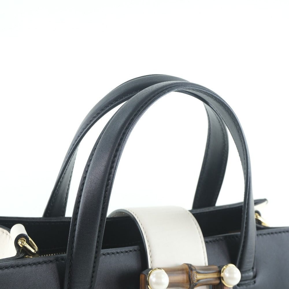 Gucci Nimfair Black Pony-Style Calfskin Handbag (Pre-Owned) Size ONE SIZE - 7 Thumbnail